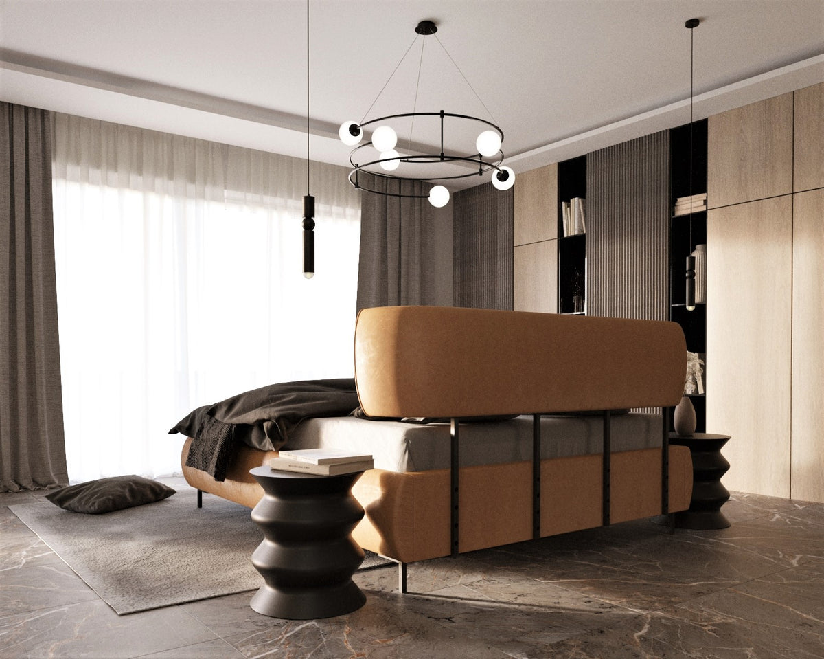 NE Ovalo – Polsterbett mit Stauraum | 160×200 & 180×200 cm