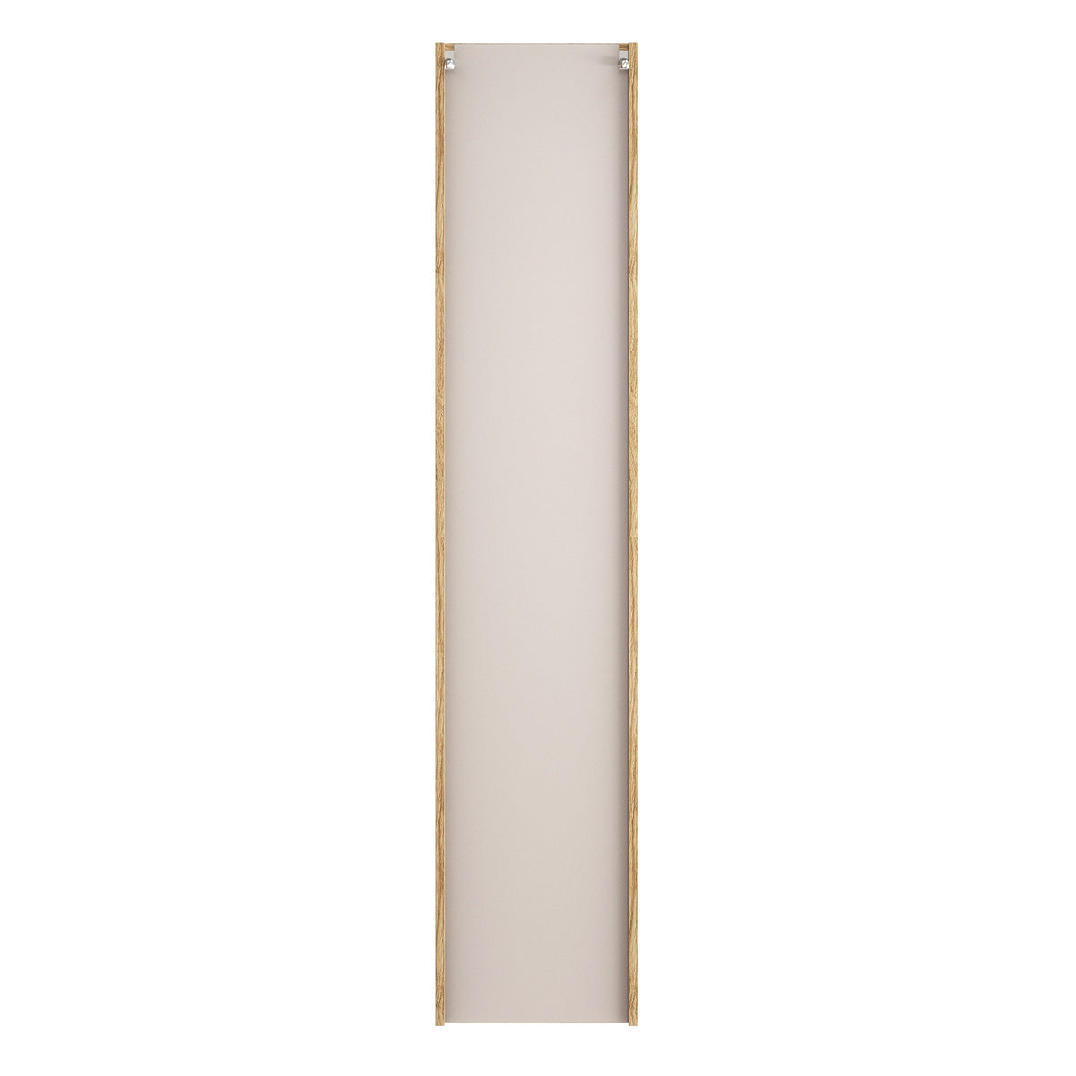 Ocean Hochschrank 2-türig – Schwarz Matt / Eiche geölt, 35 cm