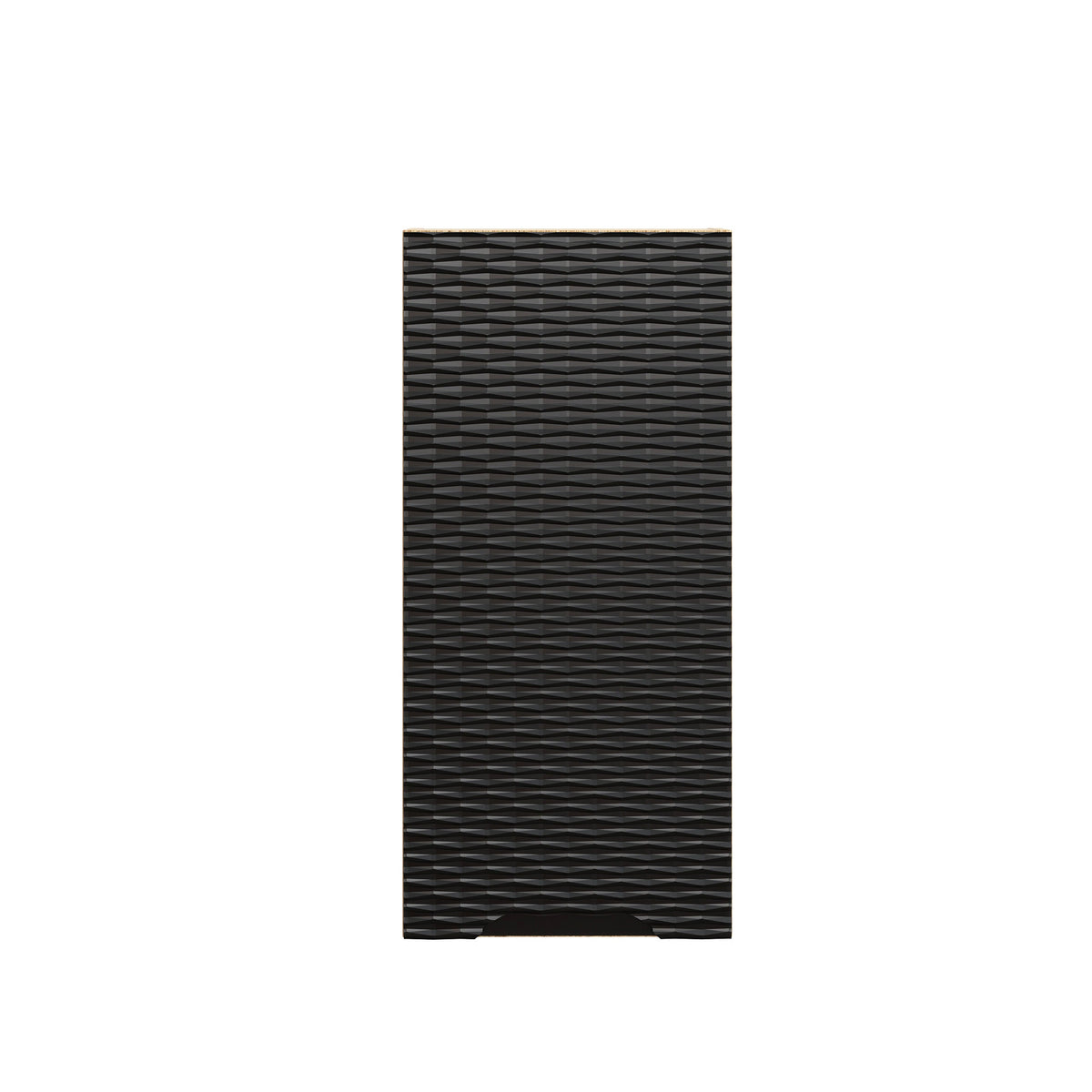 Ocean Wall Cabinet 1-Door – Black Matt / Oiled Oak, 35 cm