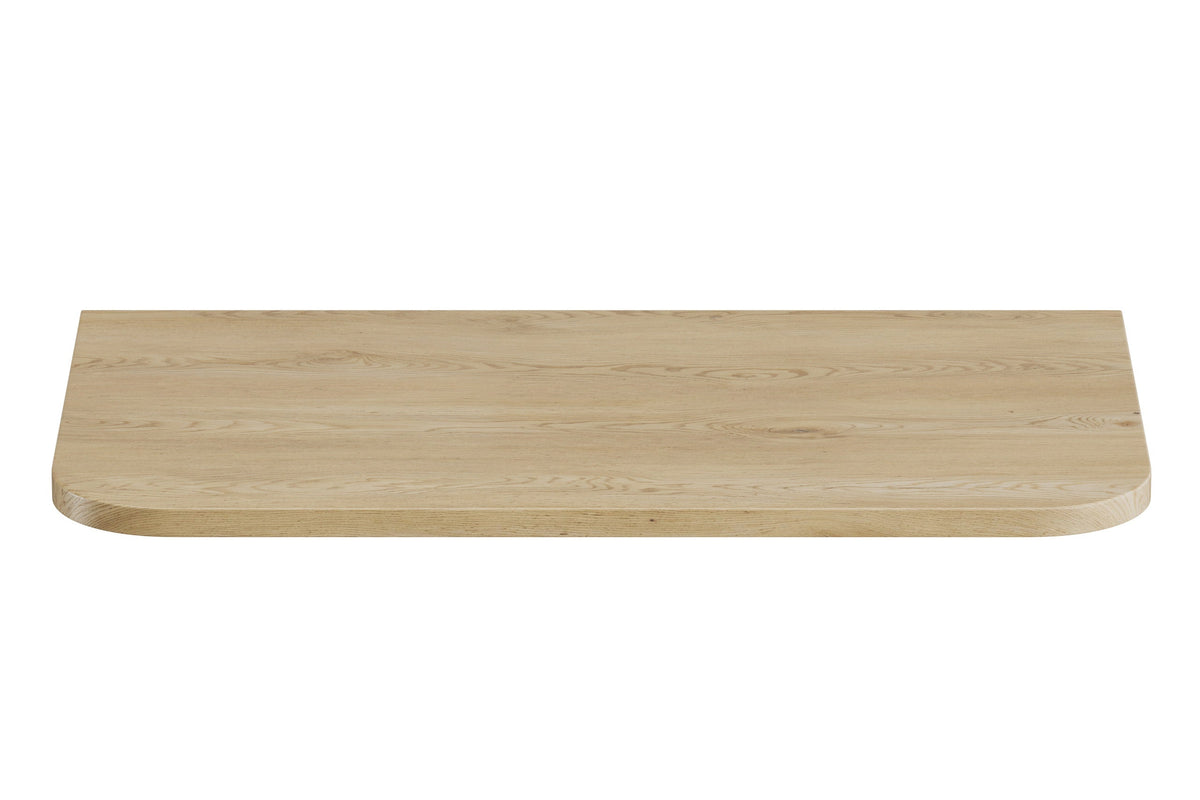 Ovalia Cremona Vanity Unit 80 / 100 / 120 cm  – Cremona Oak, 2 Drawers – Configure Your Bathroom