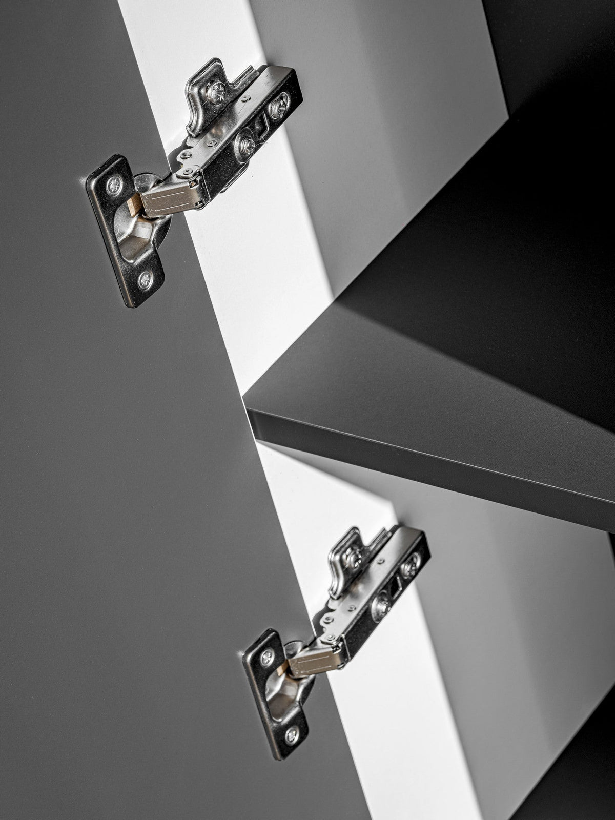 Adel Hoher Schrank 1 Tür – Mattweiß, 35x25x140 cm