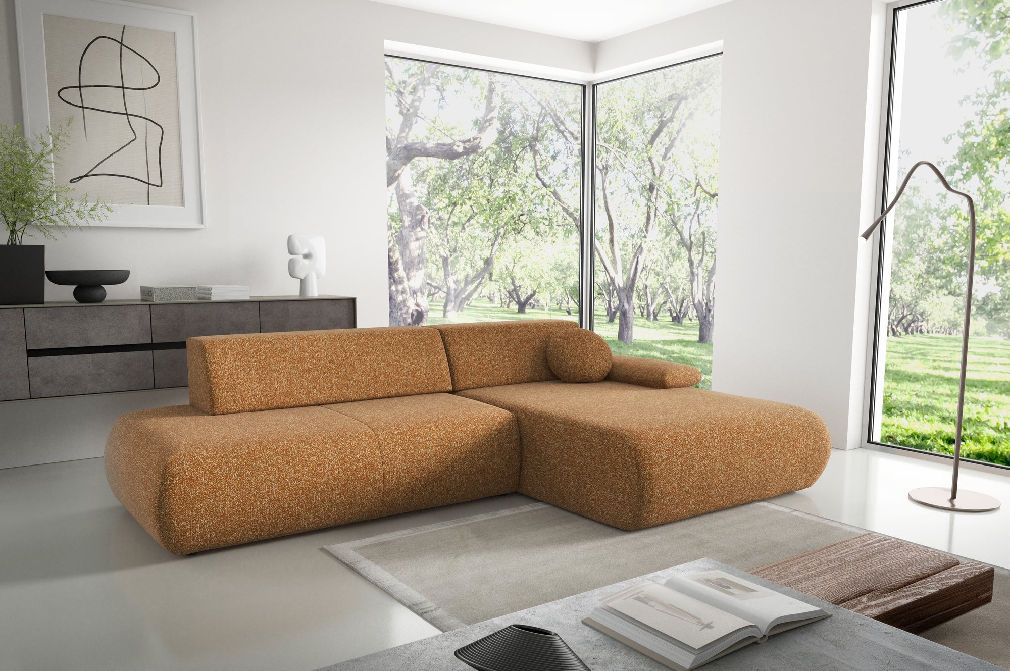 Lask PUENTE Corner Sofa Bed – 286 x 173.5 cm – Left or Right Configuration