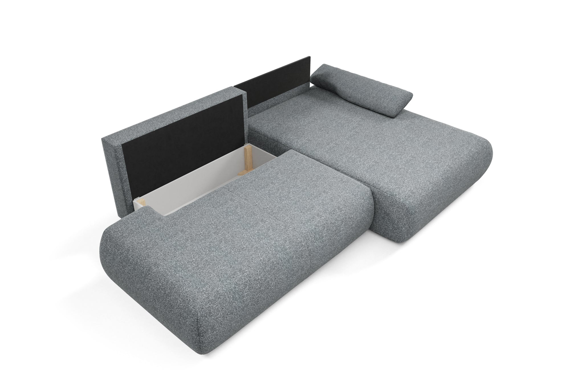 Lask PUENTE Corner Sofa Bed – 286 x 173.5 cm – Left or Right Configuration