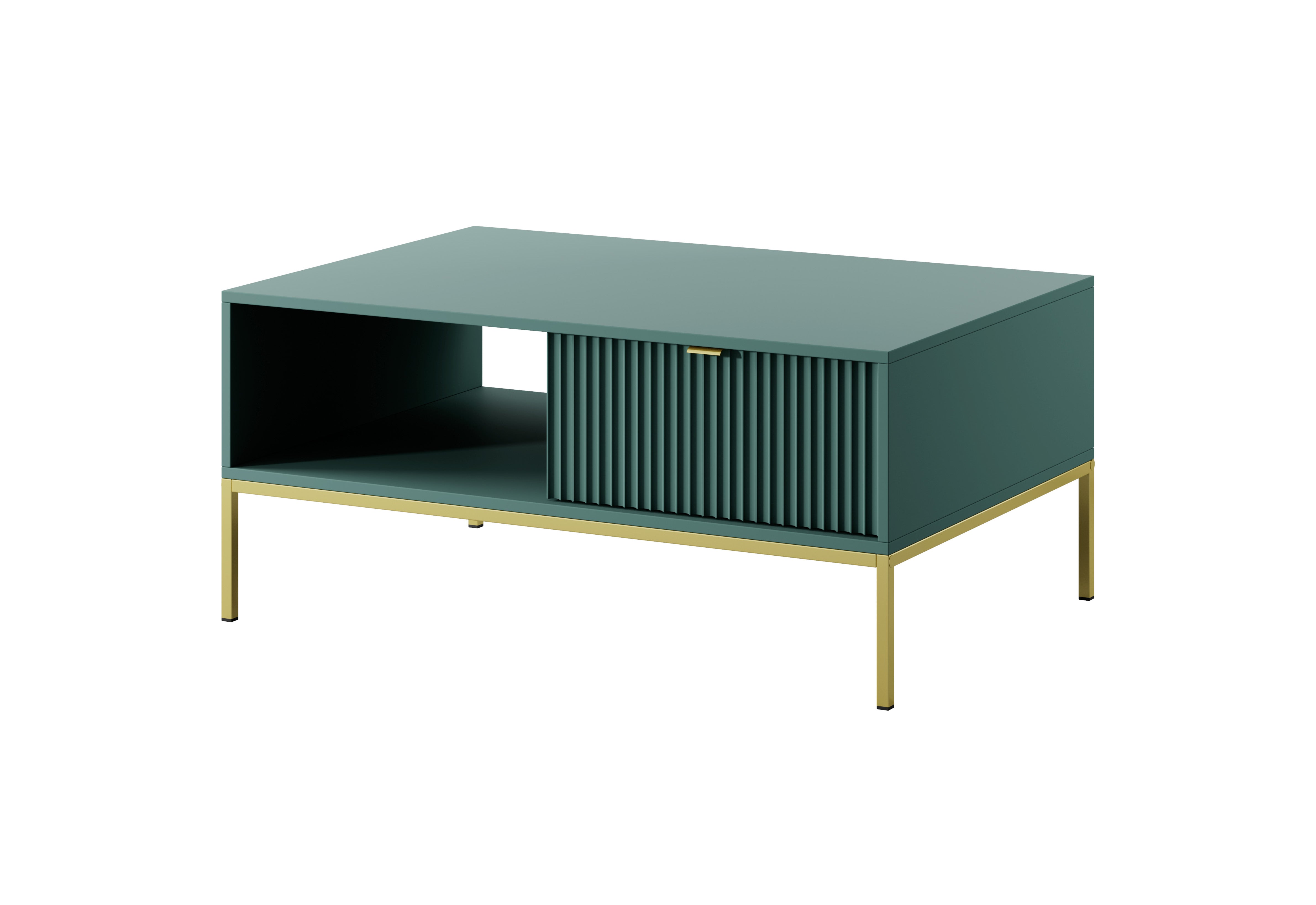 Nova Couchtisch Labrador Grün - Modernes Design und praktische Funktionalität
