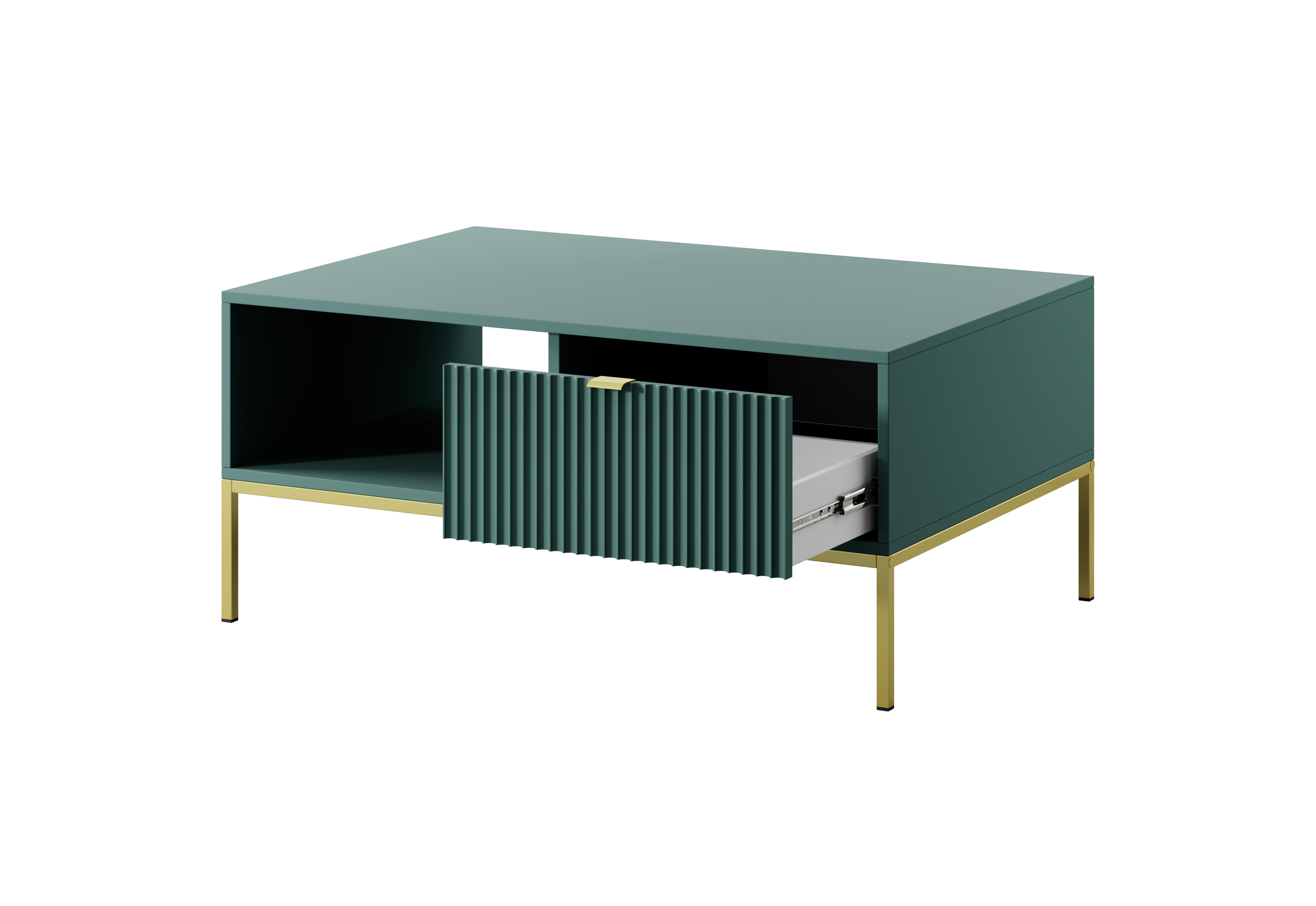 Nova Couchtisch Labrador Grün - Modernes Design und praktische Funktionalität