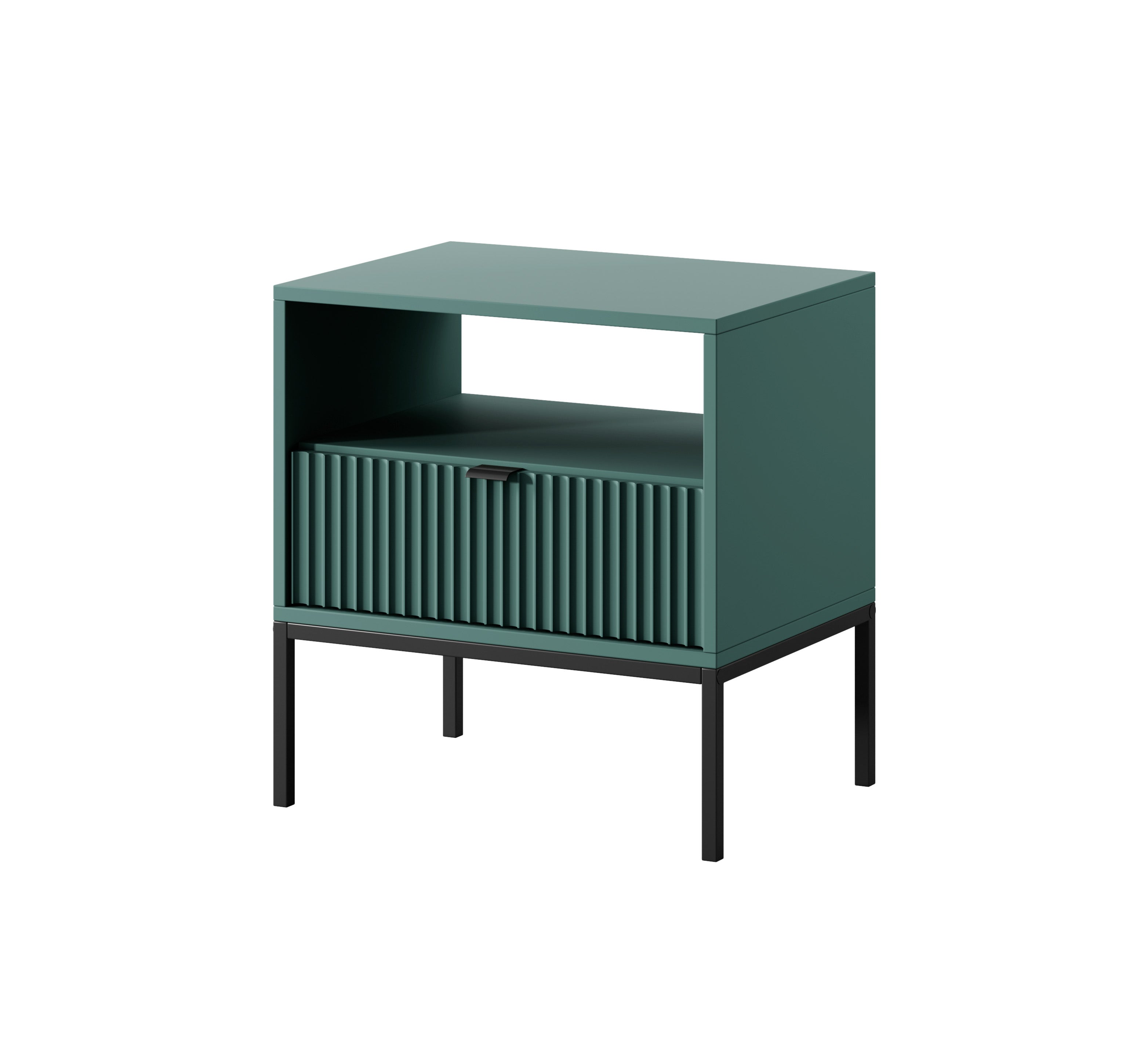 Nova Nightstand Labrador Green - Modern Elegance for Your Bedroom