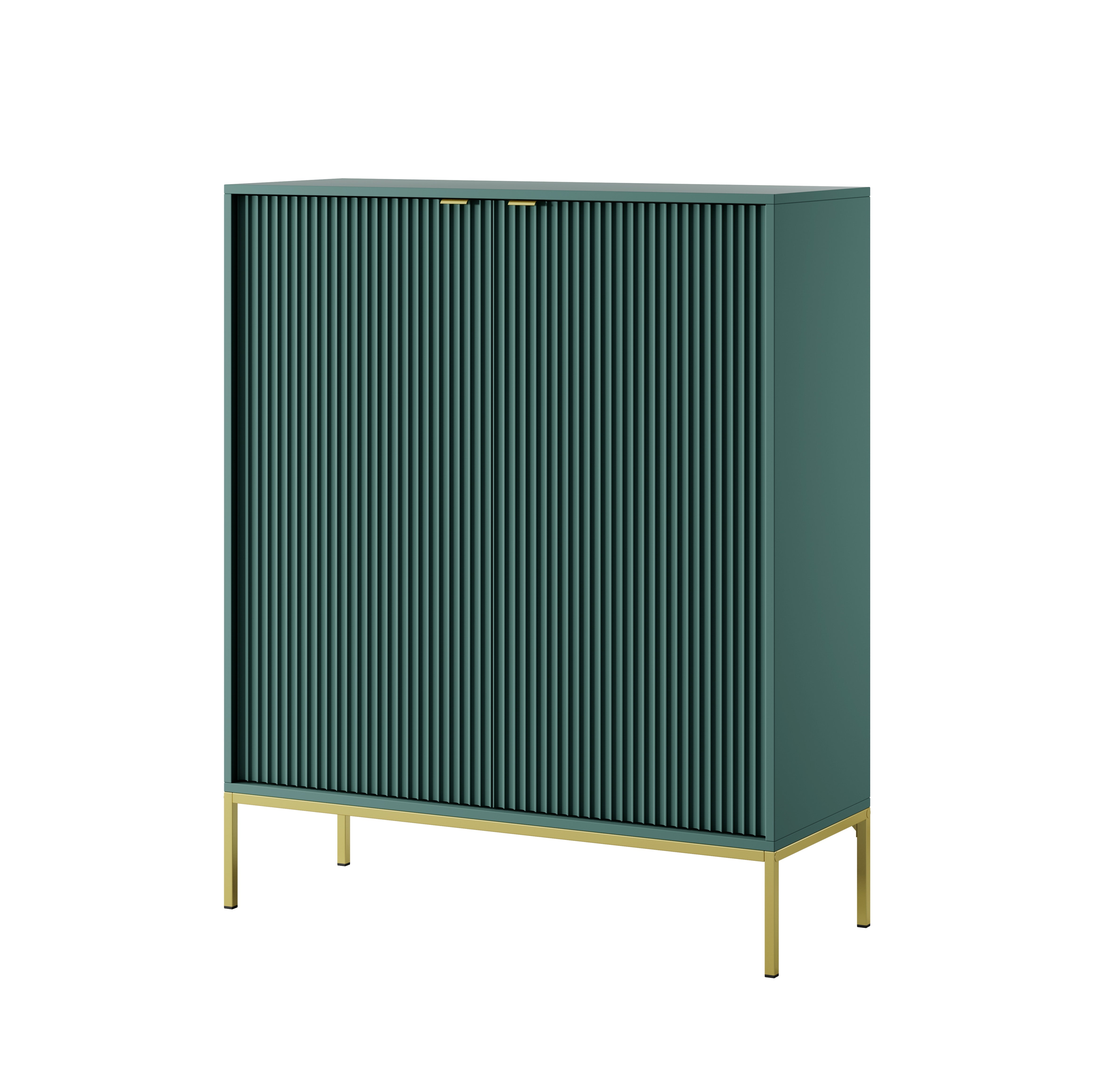 Nova Dresser Labrador Green - Modern Design with Two Push to Open Door