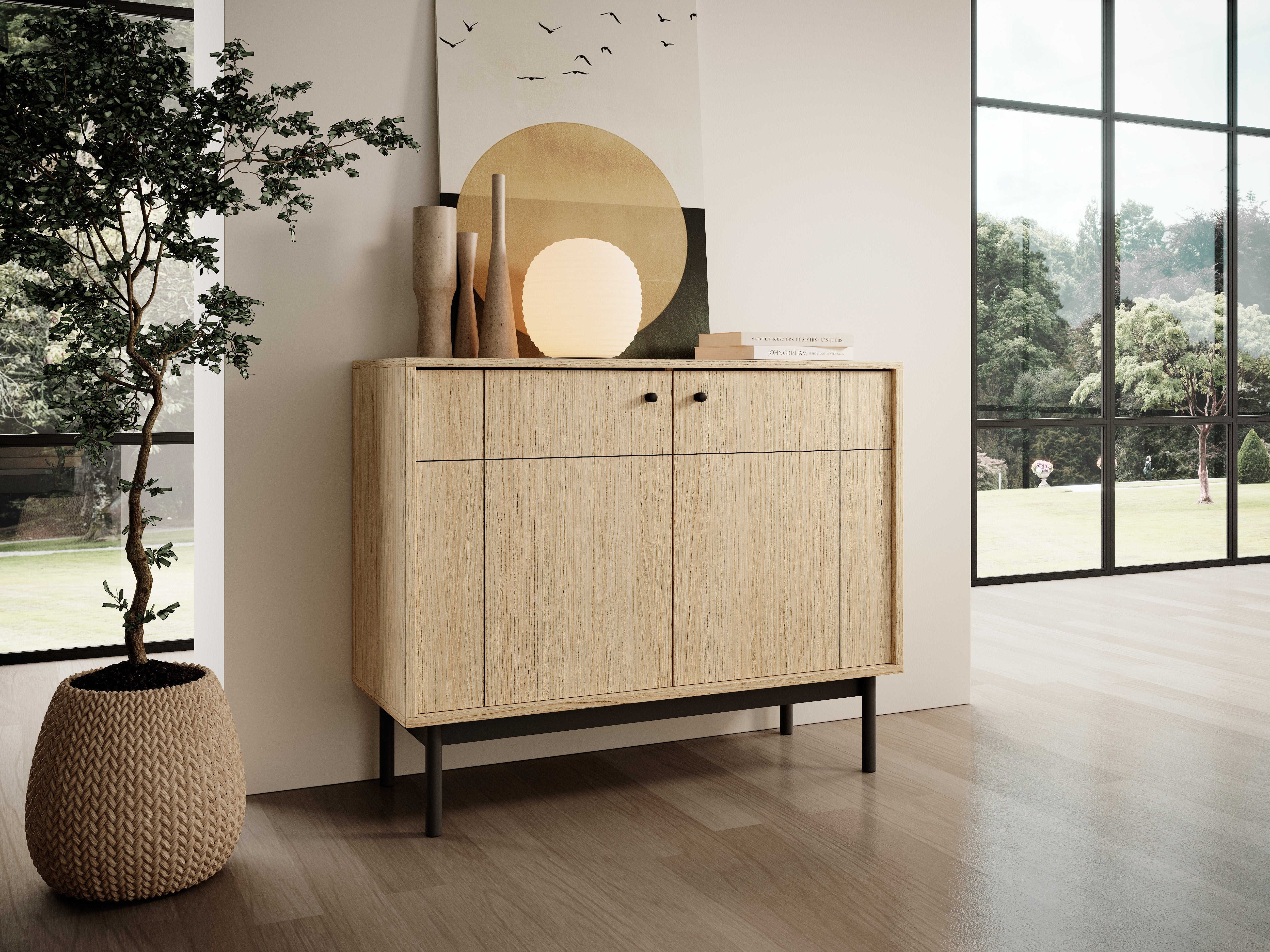 PI JAPANDI SIDEBOARD K104 – Eiche Linea
