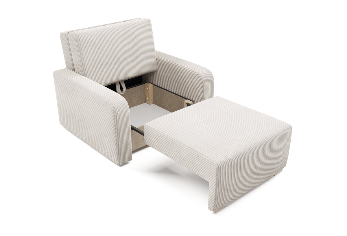 Ness I Schlafsofa – Einzelbett mit Stauraum – 80 cm