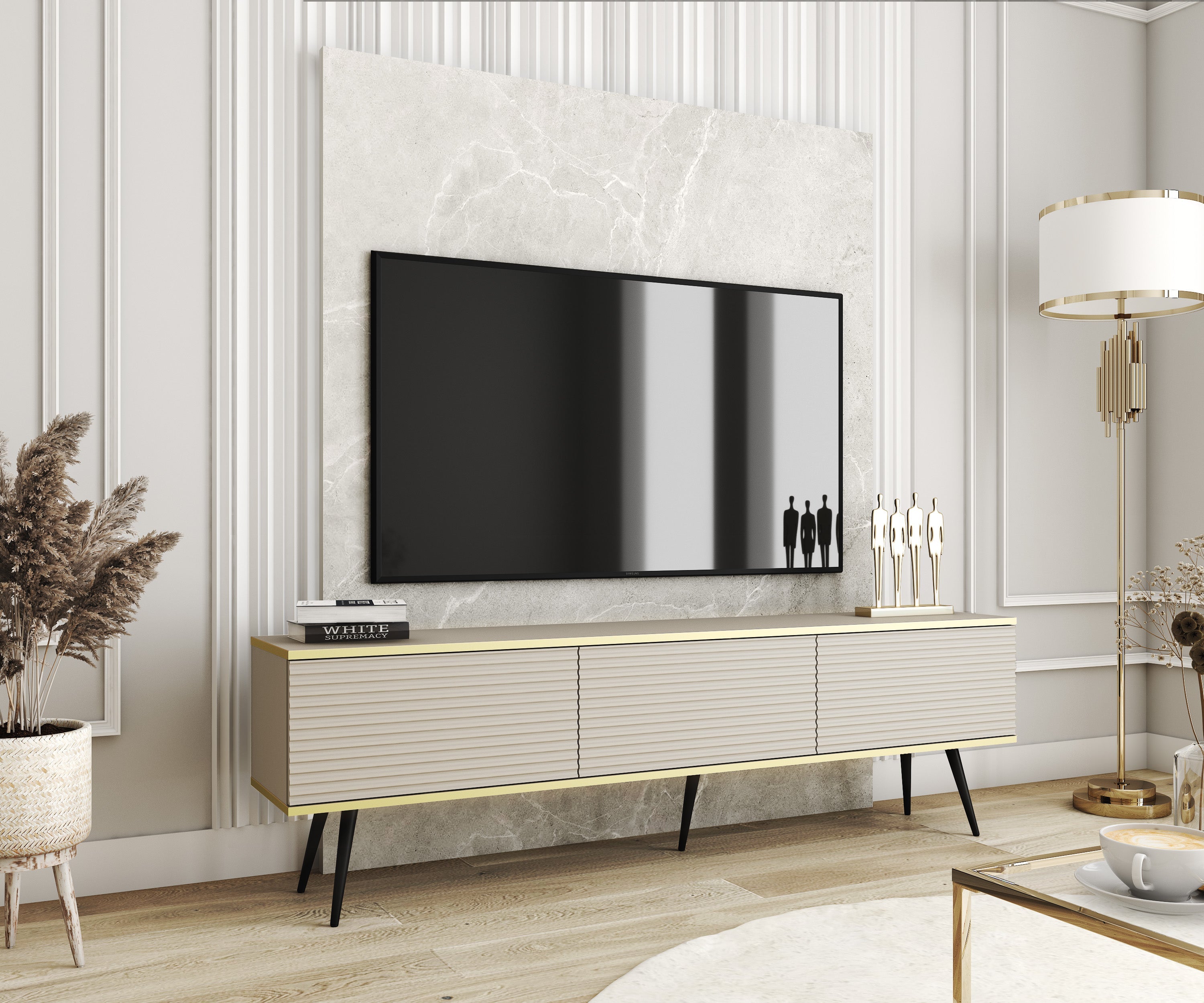 Oro TV Stand 175 - Fresh Design with Versatile Configuration