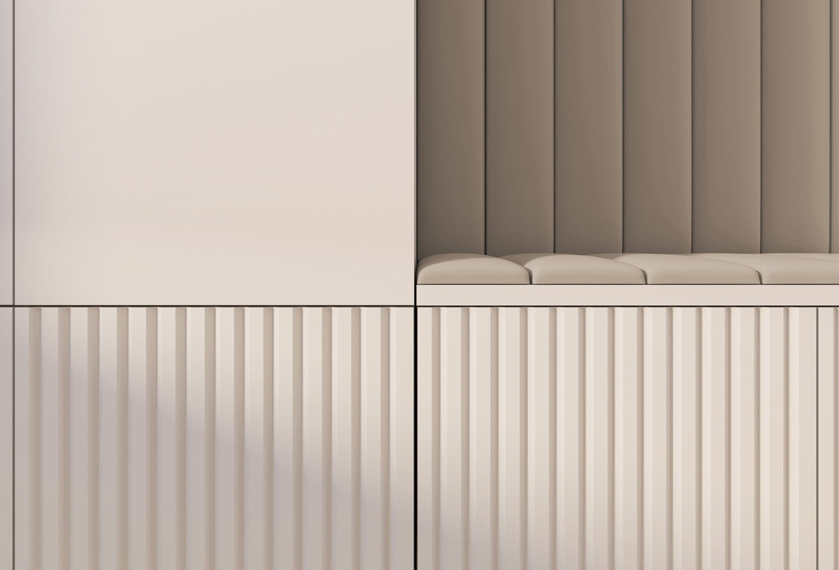 Rayo Kleiderschrank-Set 13 – Kaschmir, 140 cm