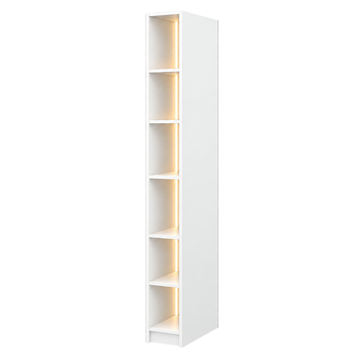 Individuell gestaltbares Genius COMFORT Murphy-Bett-Möbelset 160 × 200 cm – Weiß matt