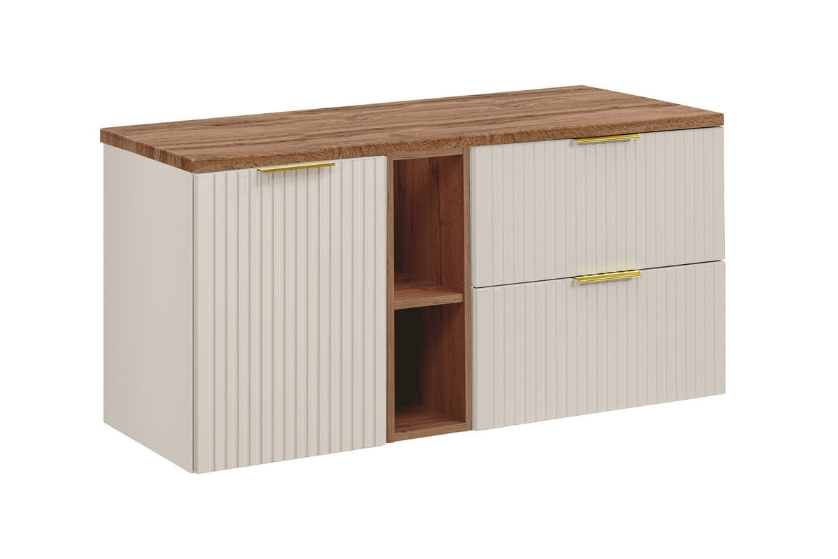 Adel Cashmere Waschtischunterschrank Set 100 / 120 / 140 cm – Stellen Sie sich Ihr Bad zusammen