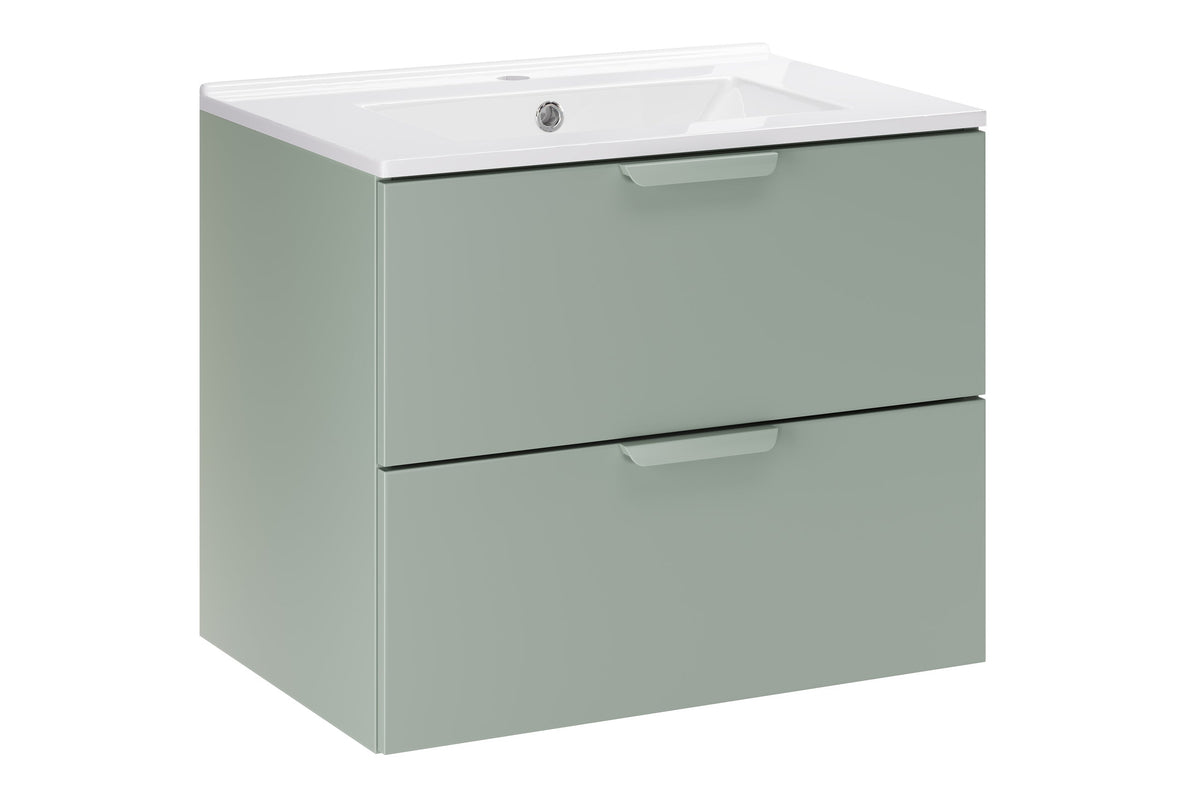 Aster Green Waschtischunterschrank 60 cm – Aloe Matt – Konfigurieren Sie Ihr Badezimmer