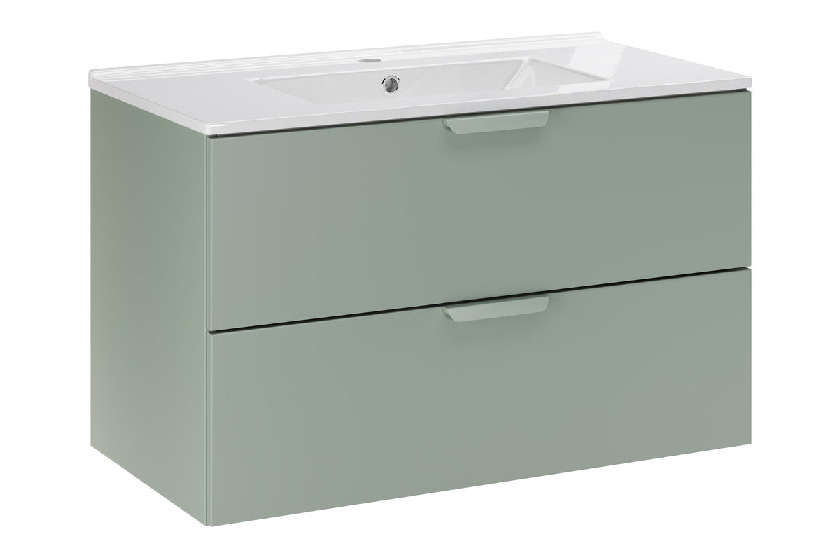 Aster Green Vanity Unit 80 cm – Aloes Matt – Configure Your Bathroom