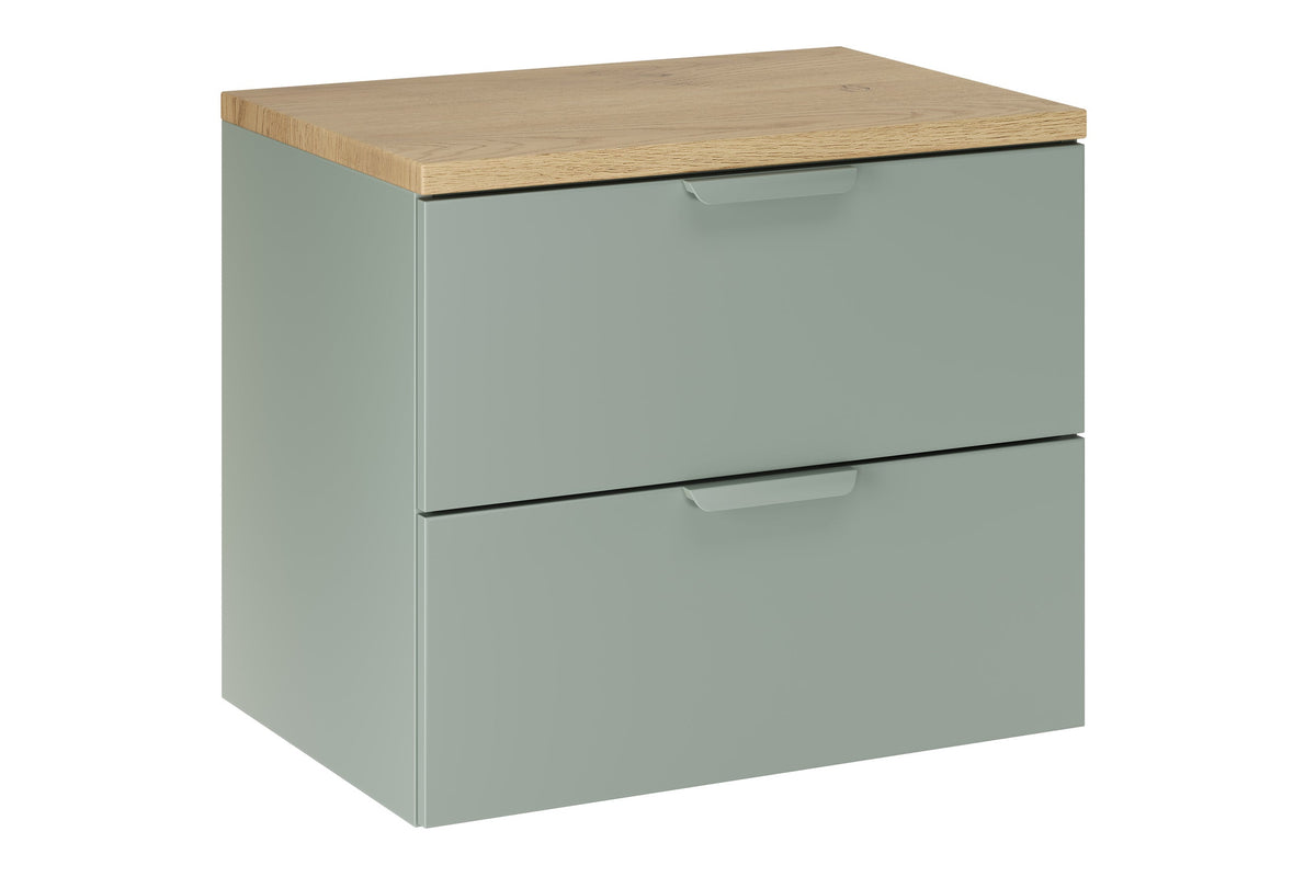 Aster Green Waschtischunterschrank 60 cm – Aloe Matt – Konfigurieren Sie Ihr Badezimmer