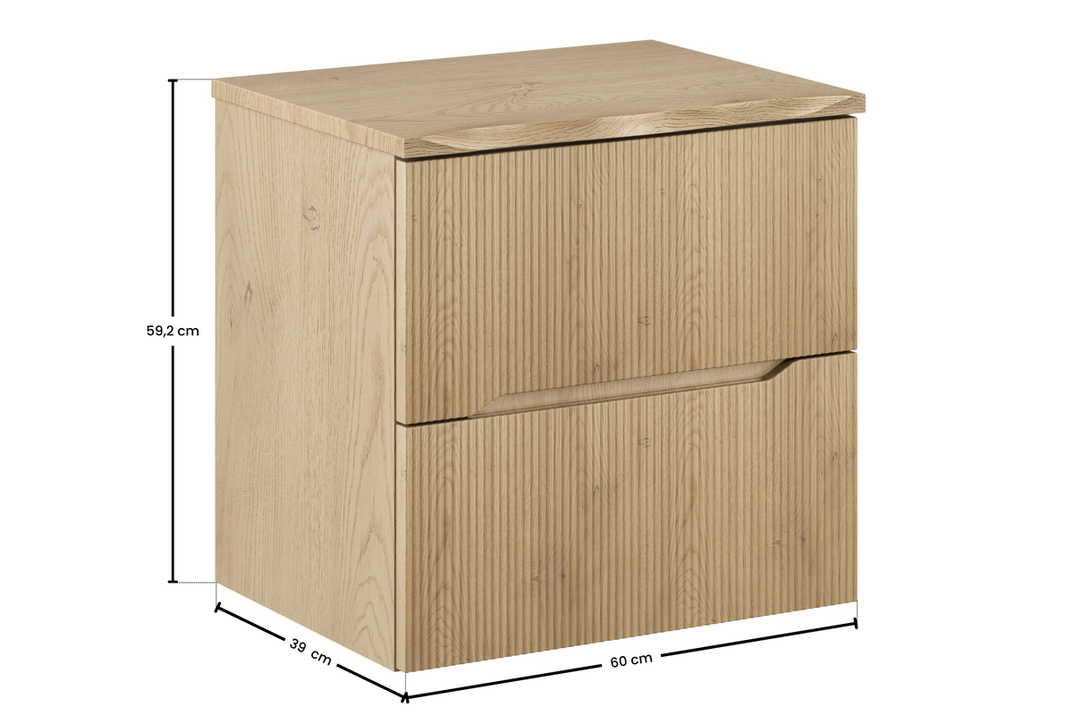 Nordic Cremona Waschtischunterschrank –60–80–120 cm | Gestalten Sie Ihr Bad