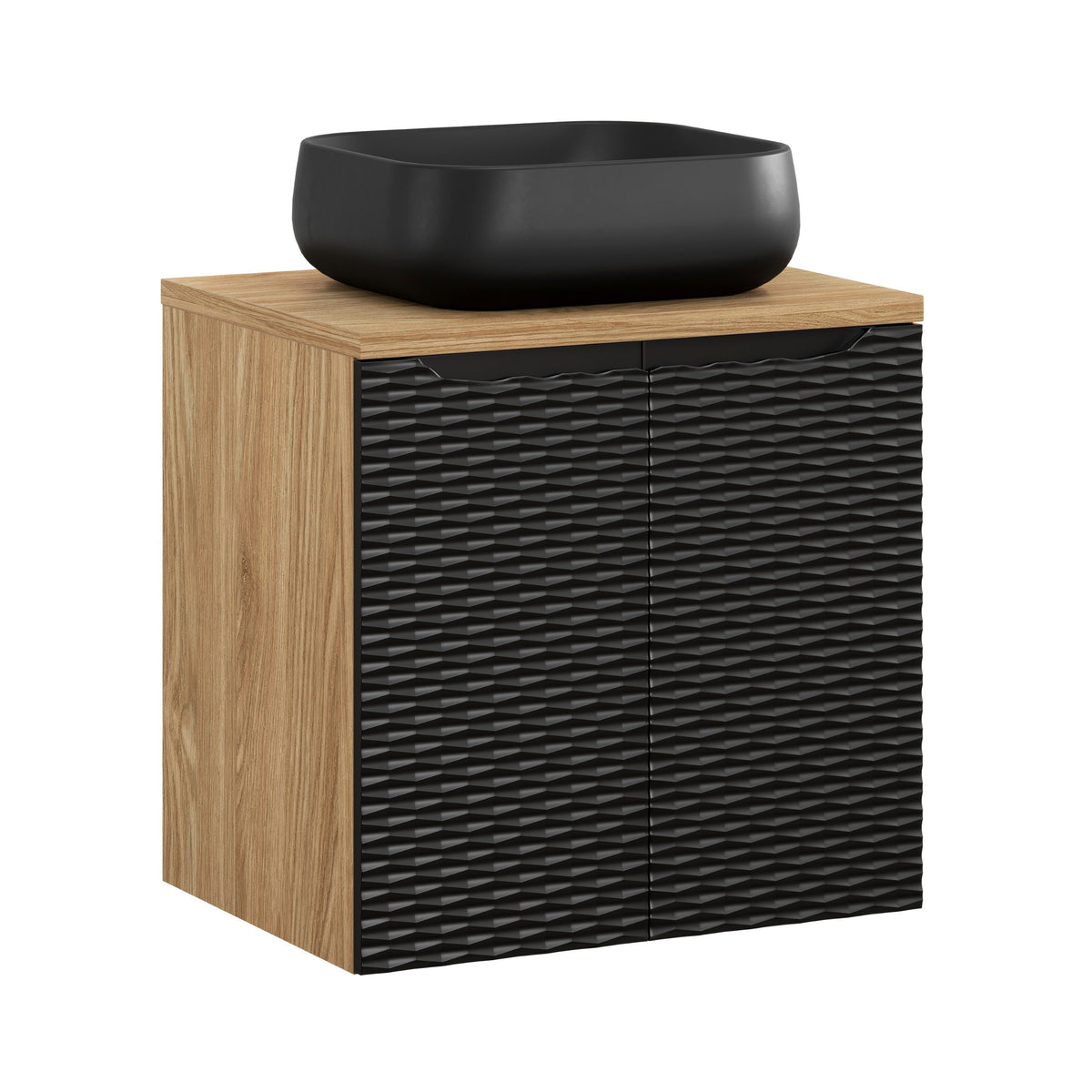 Ocean Black Waschtischunterschrank Set 60 / 70 / 80 / 90 / 120 cm – Konfigurieren Sie Ihr Badezimmer