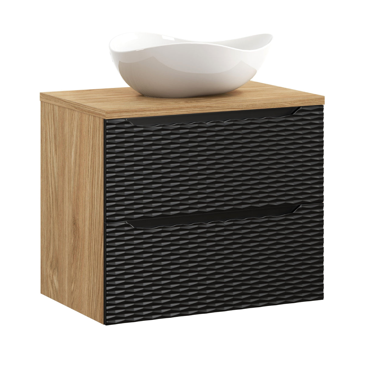 Ocean Black Waschtischunterschrank Set 60 / 70 / 80 / 90 / 120 cm – Konfigurieren Sie Ihr Badezimmer