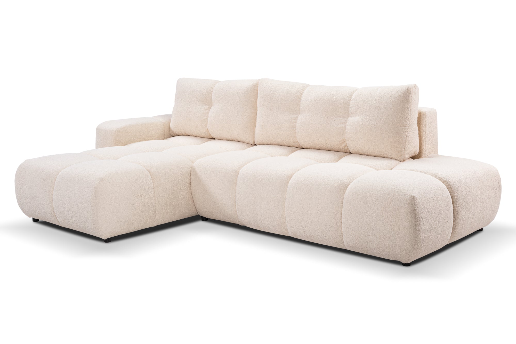 Lask SOHO Corner Sofa Bed with Storage – 286 x 177 cm – Left or Right Configuration