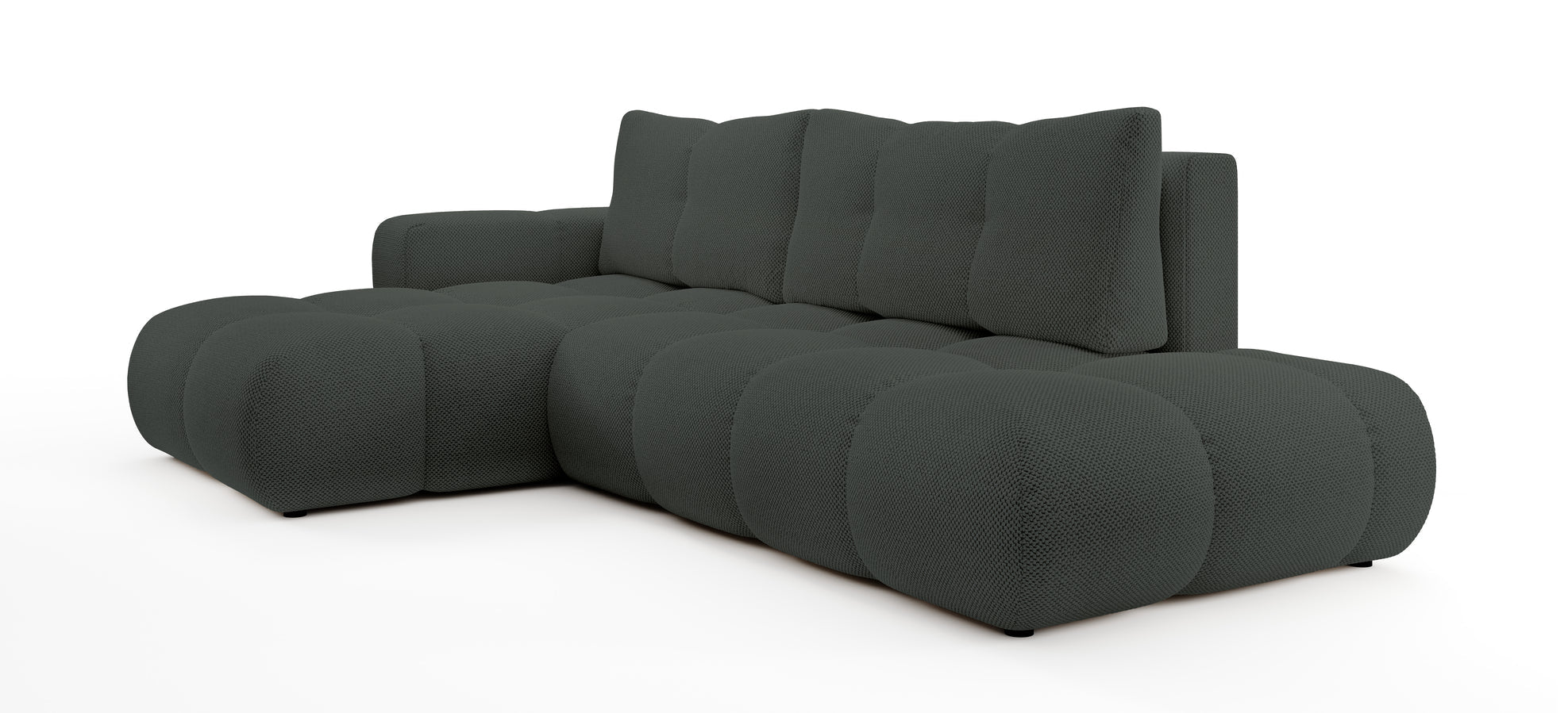 Lask SOHO Corner Sofa Bed with Storage – 286 x 177 cm – Left or Right Configuration