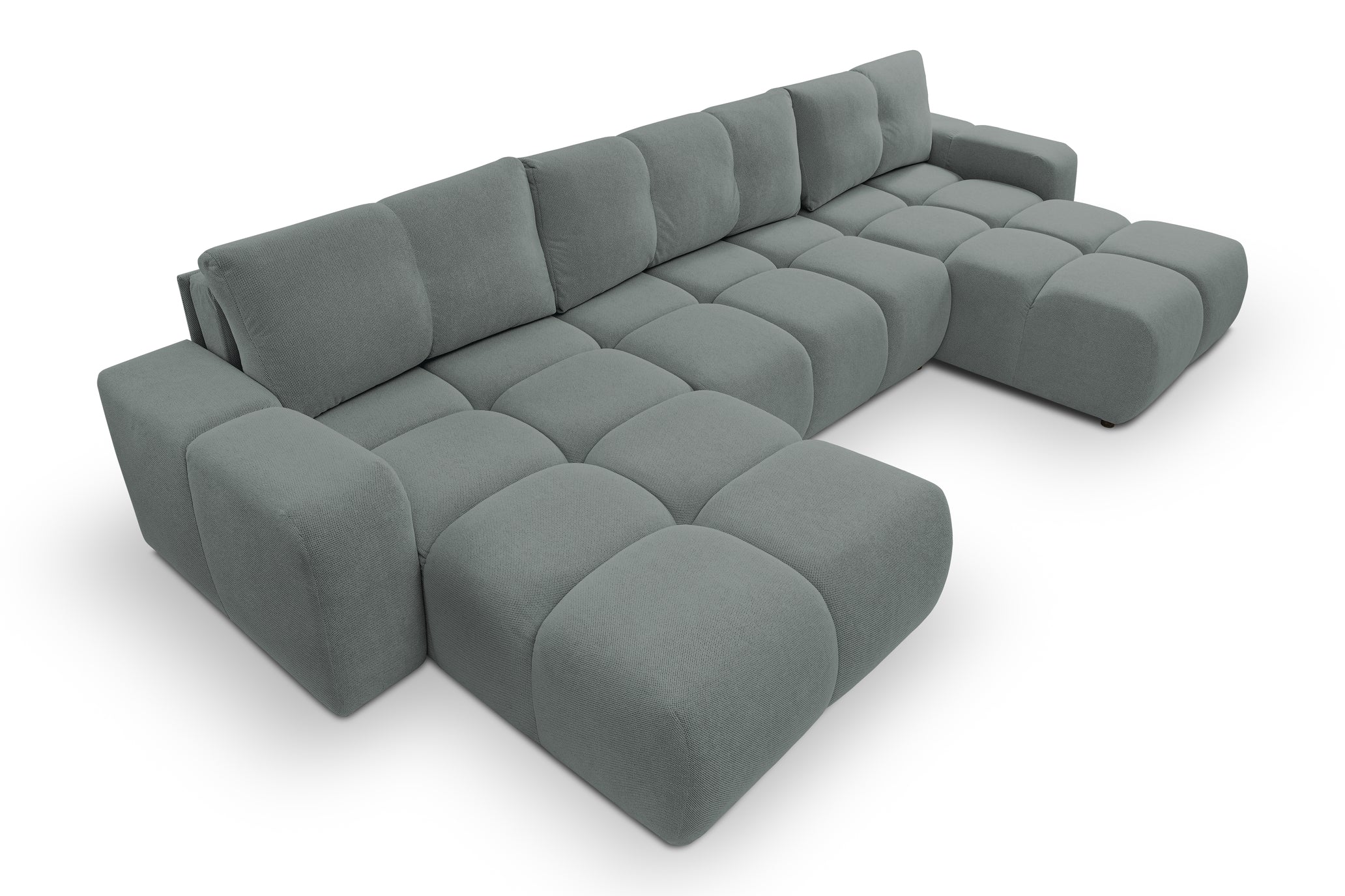 Lask SOHO U-Shaped Corner Sofa Bed with Storage – 359 x 177 cm