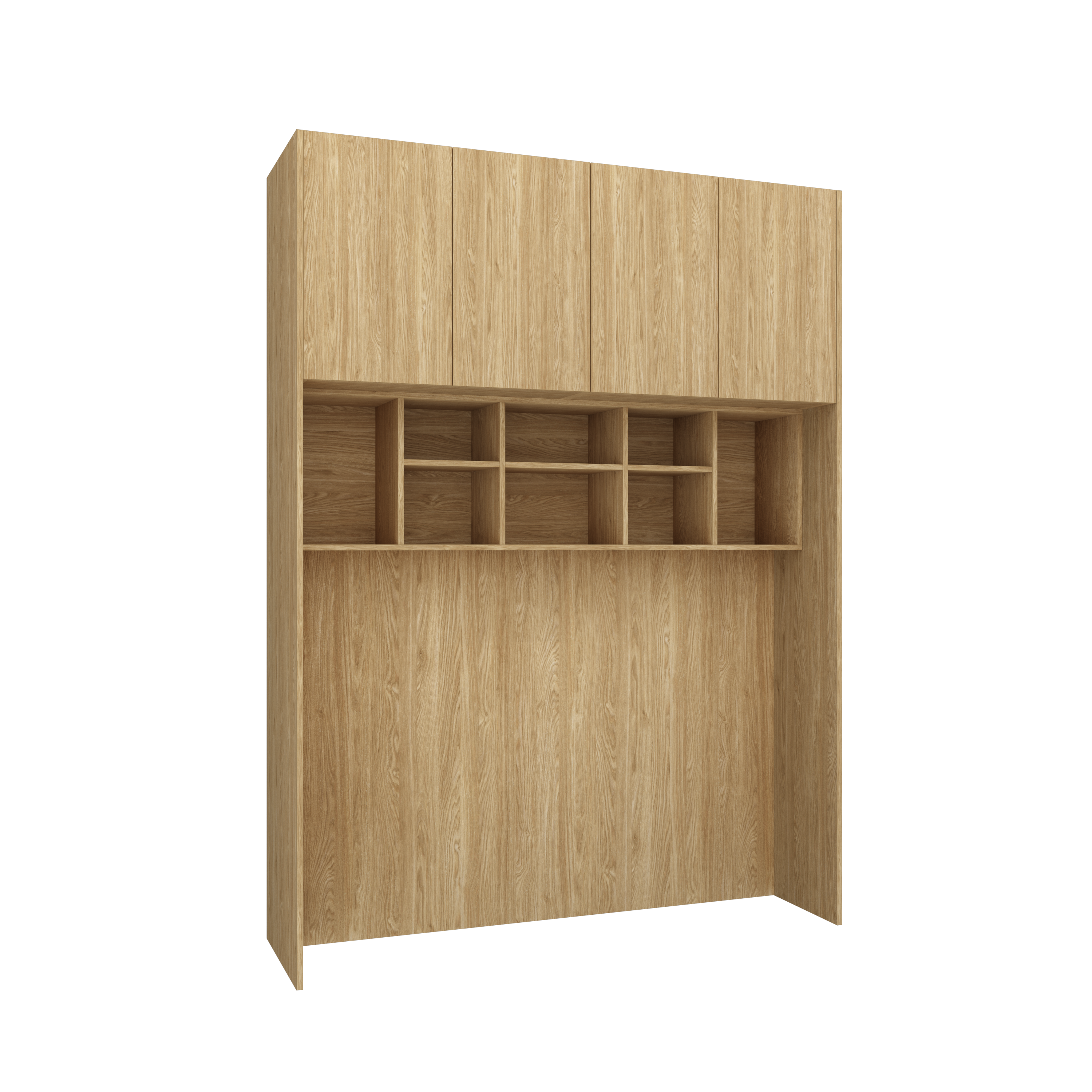 SLEEP VARIA Customizable Bedroom Build-in System – Oiled Oak / Oiled Oak