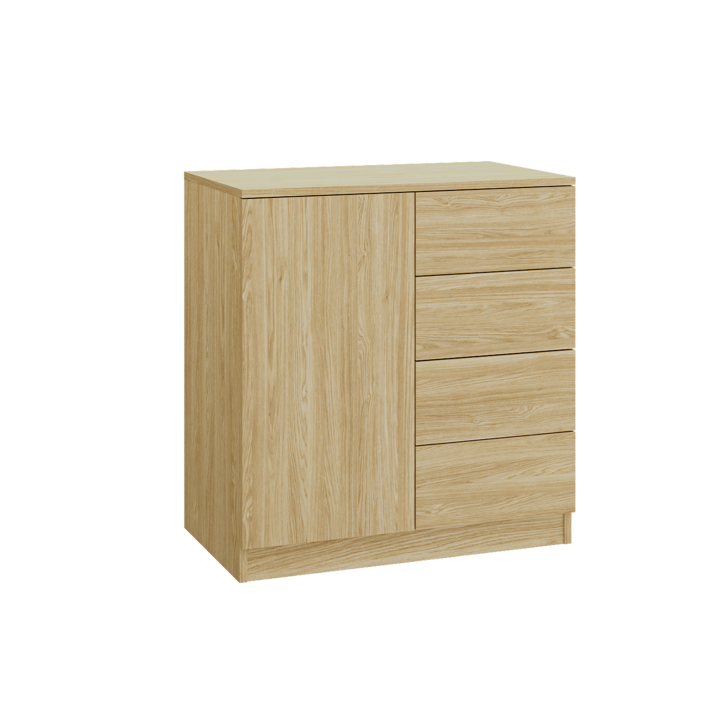 SLEEP VARIA Chest of Drawers 80 cm – Oiled Oak