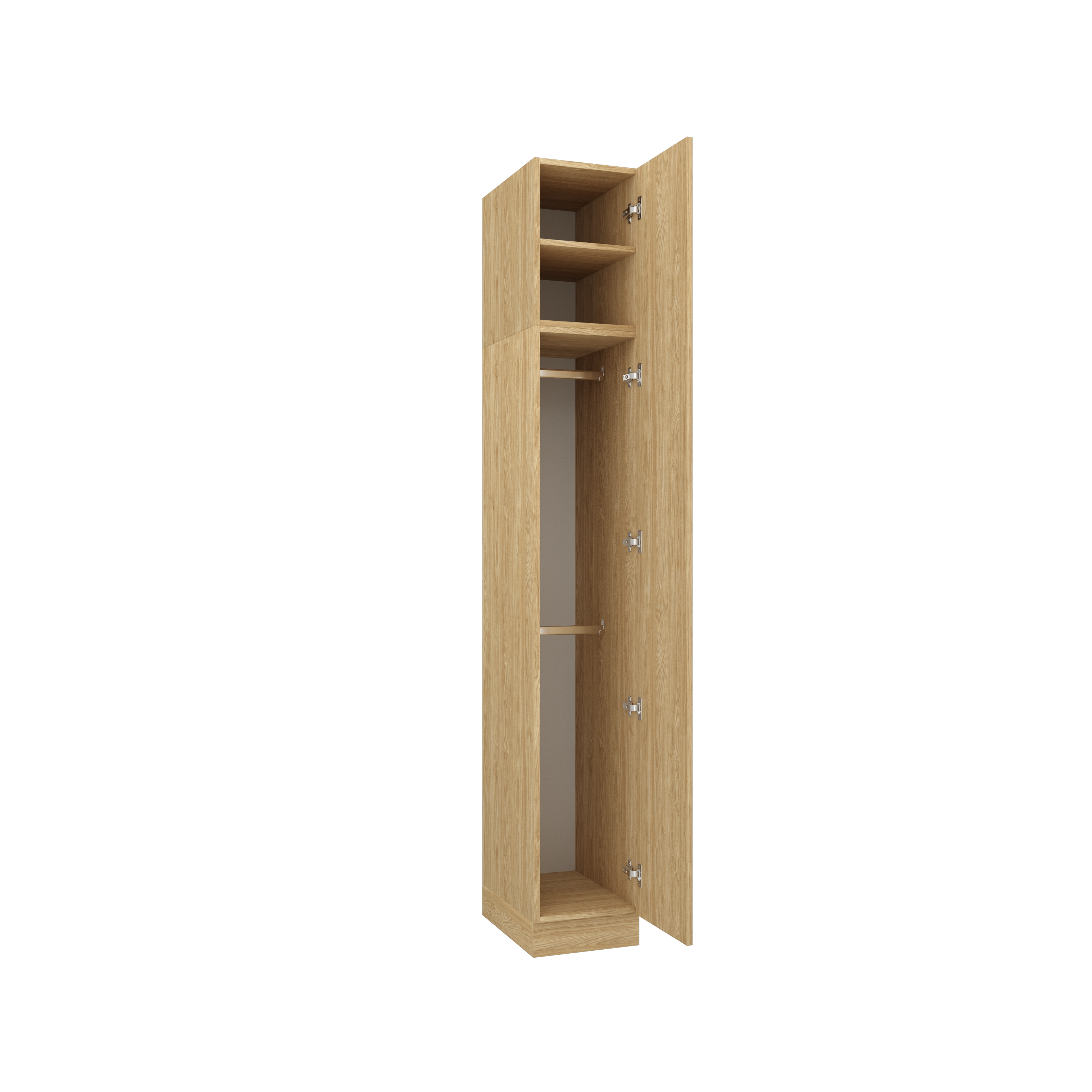 SLEEP VARIA Individuelles Schlafzimmer-Einbausystem – Geölte Eiche / Geölte Eiche