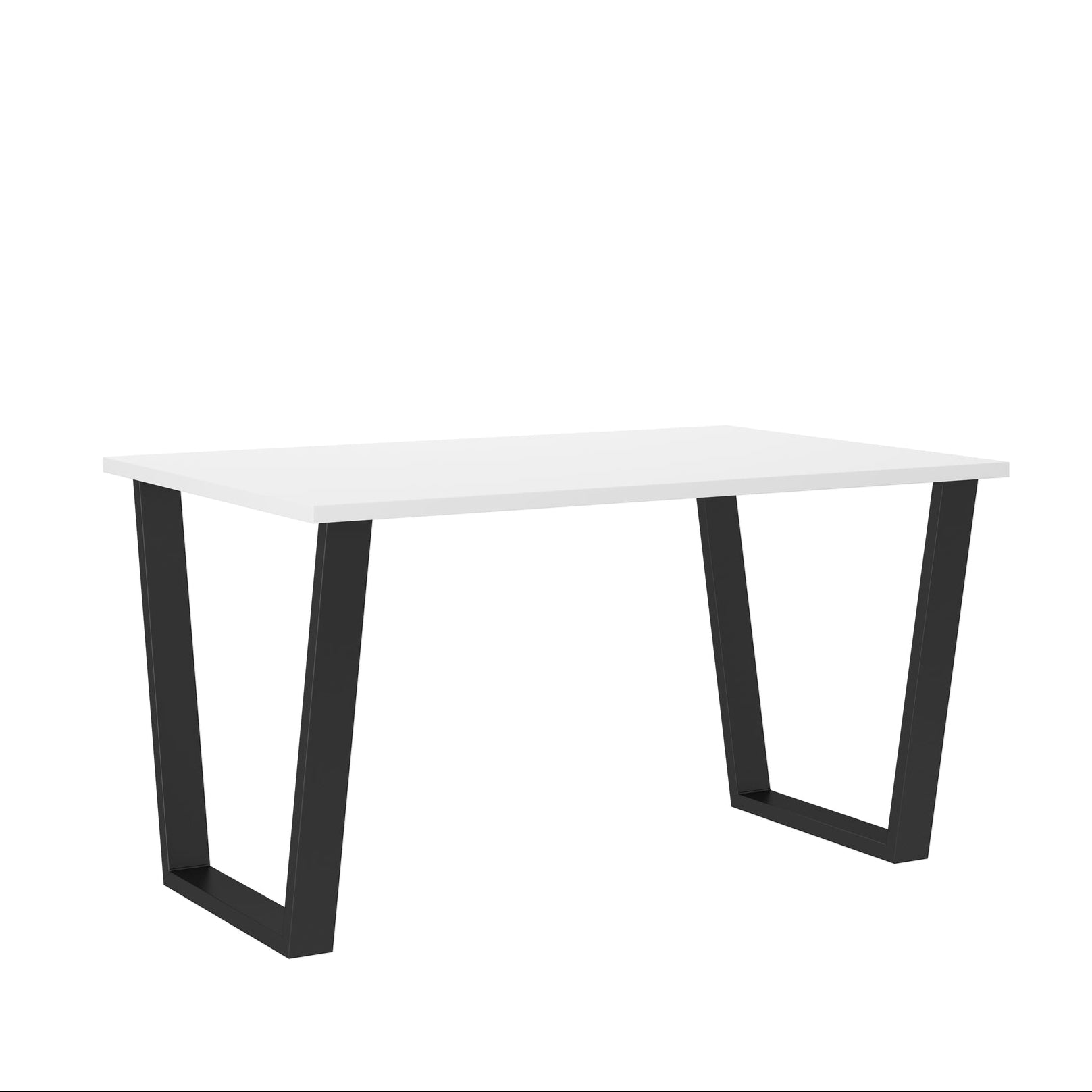 LE Cezar Dining Table – White 138 x 90 cm