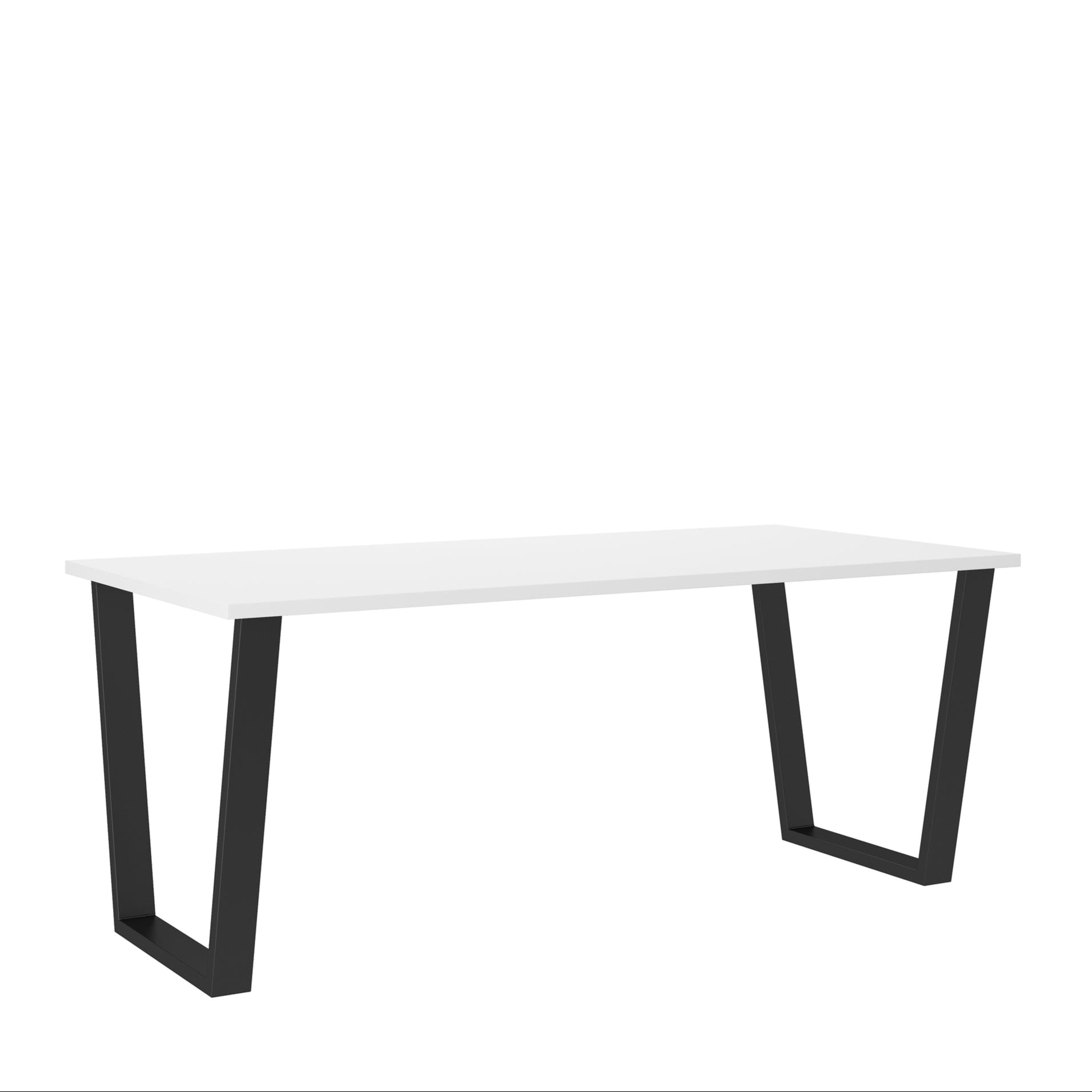 LE Cezar Dining Table – White 185 x 90 cm