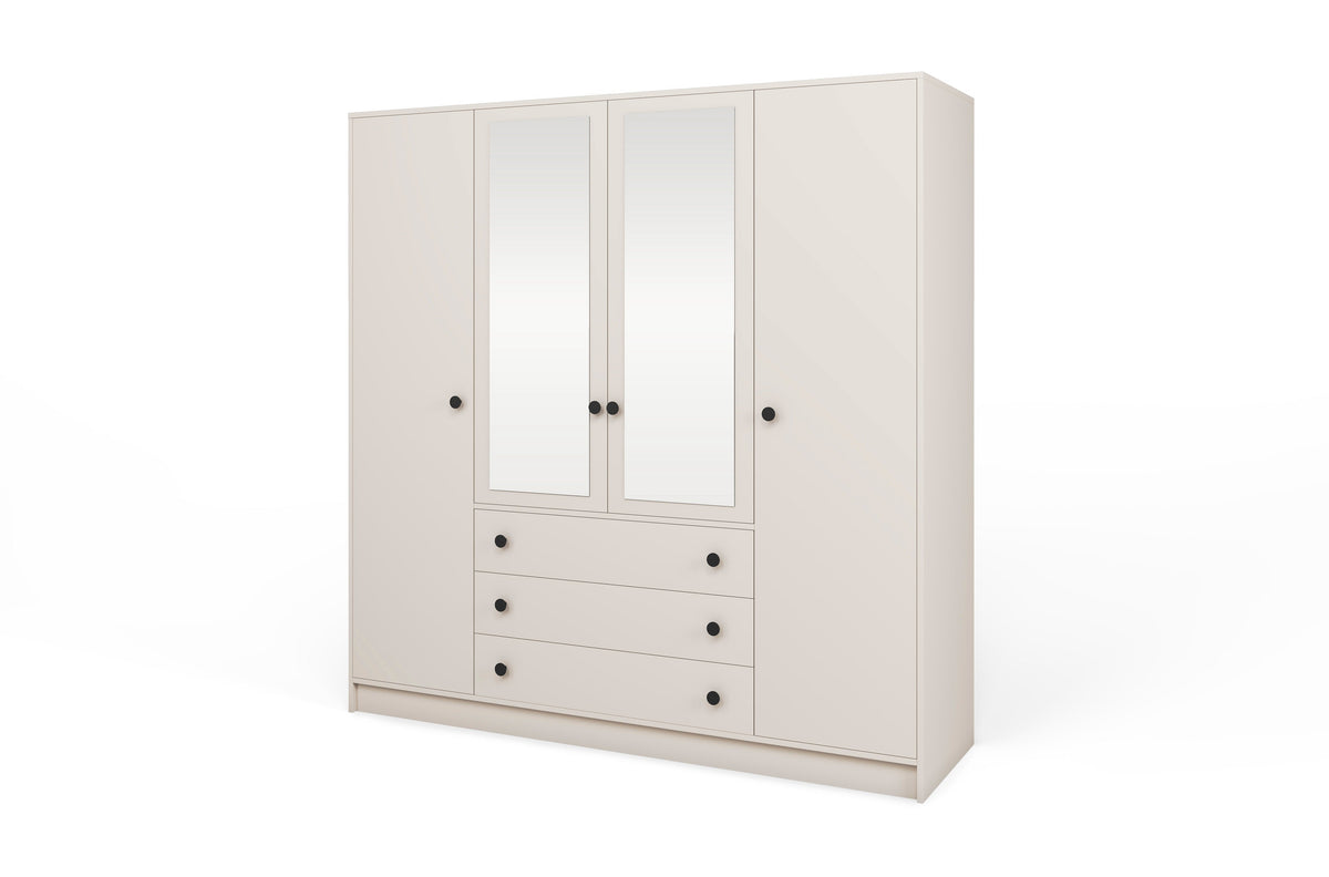 Storm 4D Wardrobe – With Mirror or Without Mirror | Cashmere