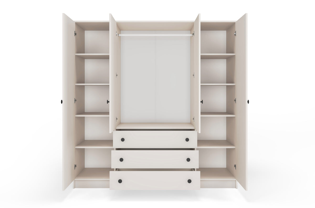 Storm 4D Wardrobe – With Mirror or Without Mirror | Cashmere