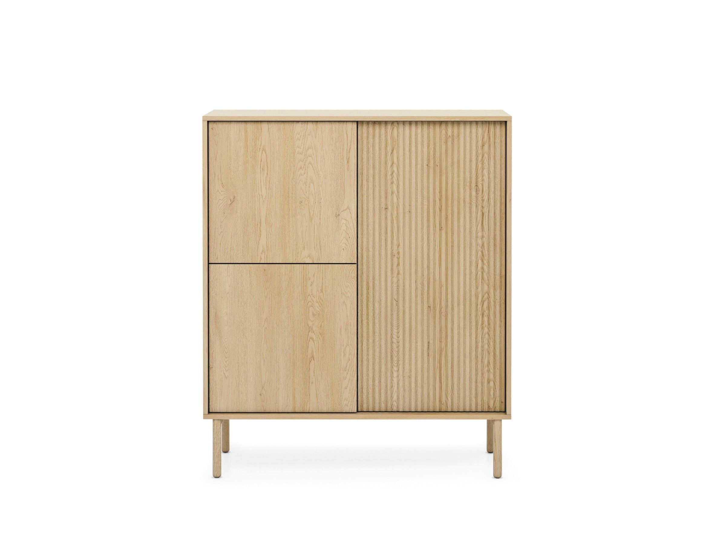 Lask Tavo – High Sideboard 3 Doors (103.5 × 121.8 × 39.5 cm)
