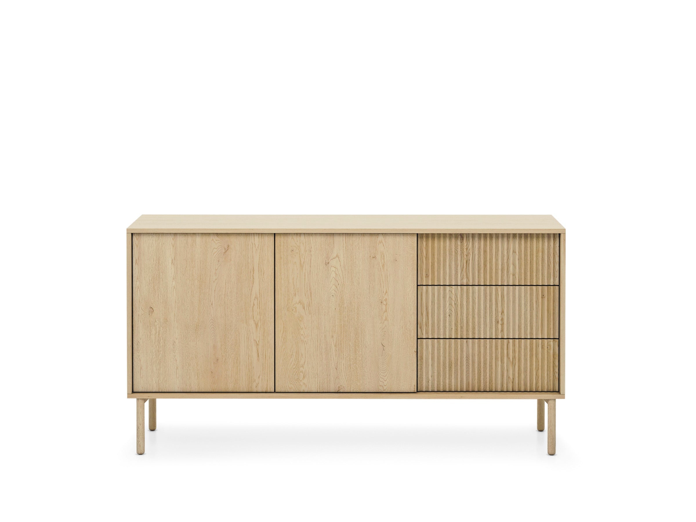 Lask Tavo – Sideboard 153 cm with 2 Doors and 3 Drawers (153.5 × 79.8 × 39.5 cm)