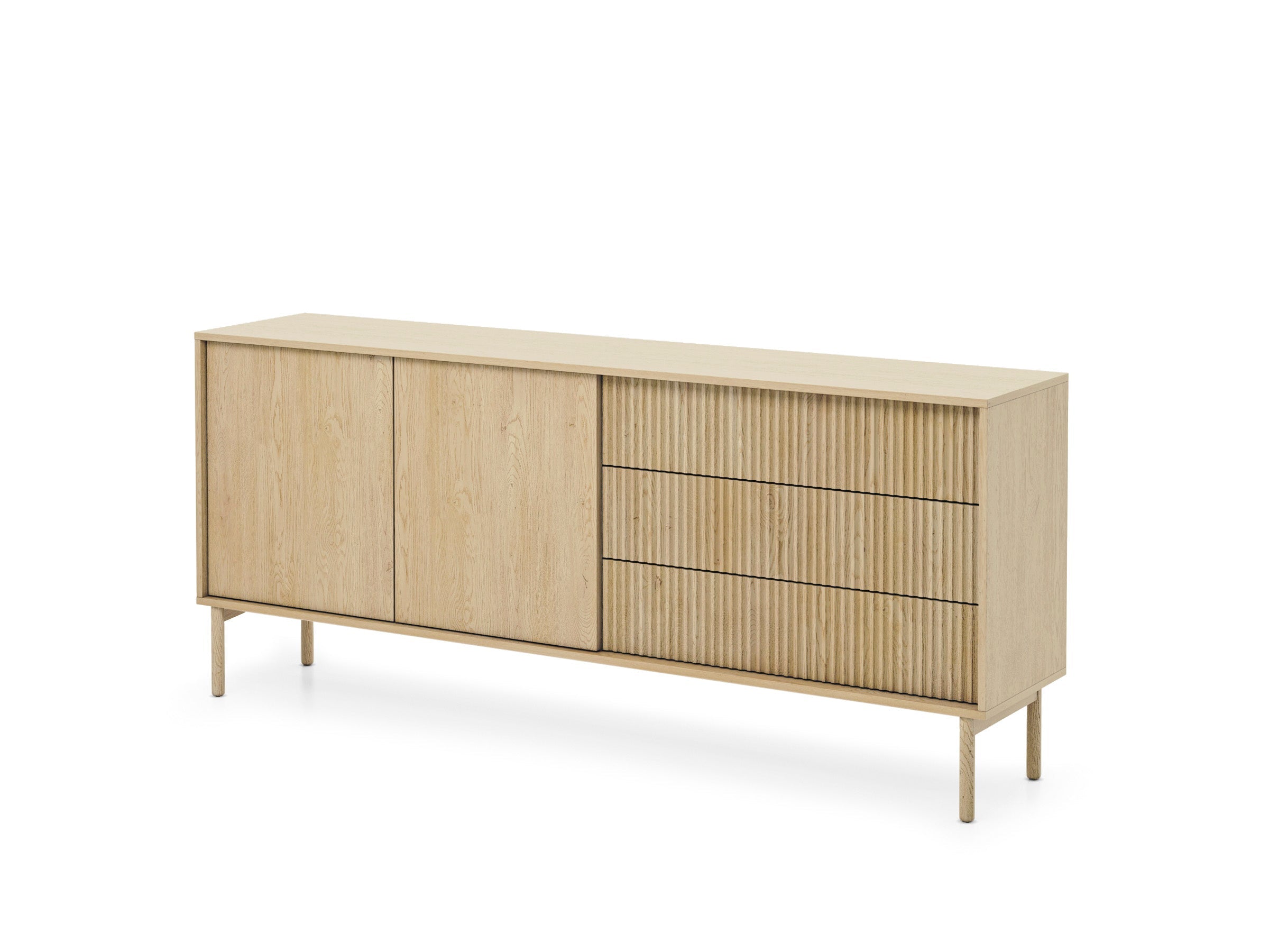 Lask Tavo – Sideboard 187 cm with 2 Doors and 3 Drawers (187.1 × 79.8 × 39.5 cm)