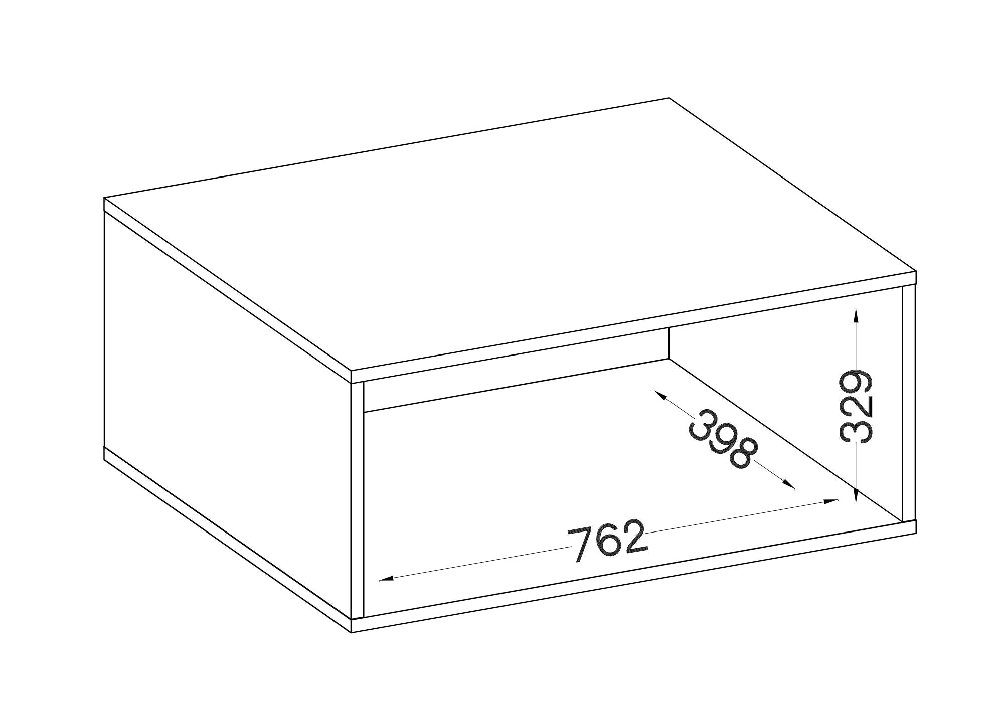 LE Malta 112 2F Hängeschrank in Artisan-Eiche