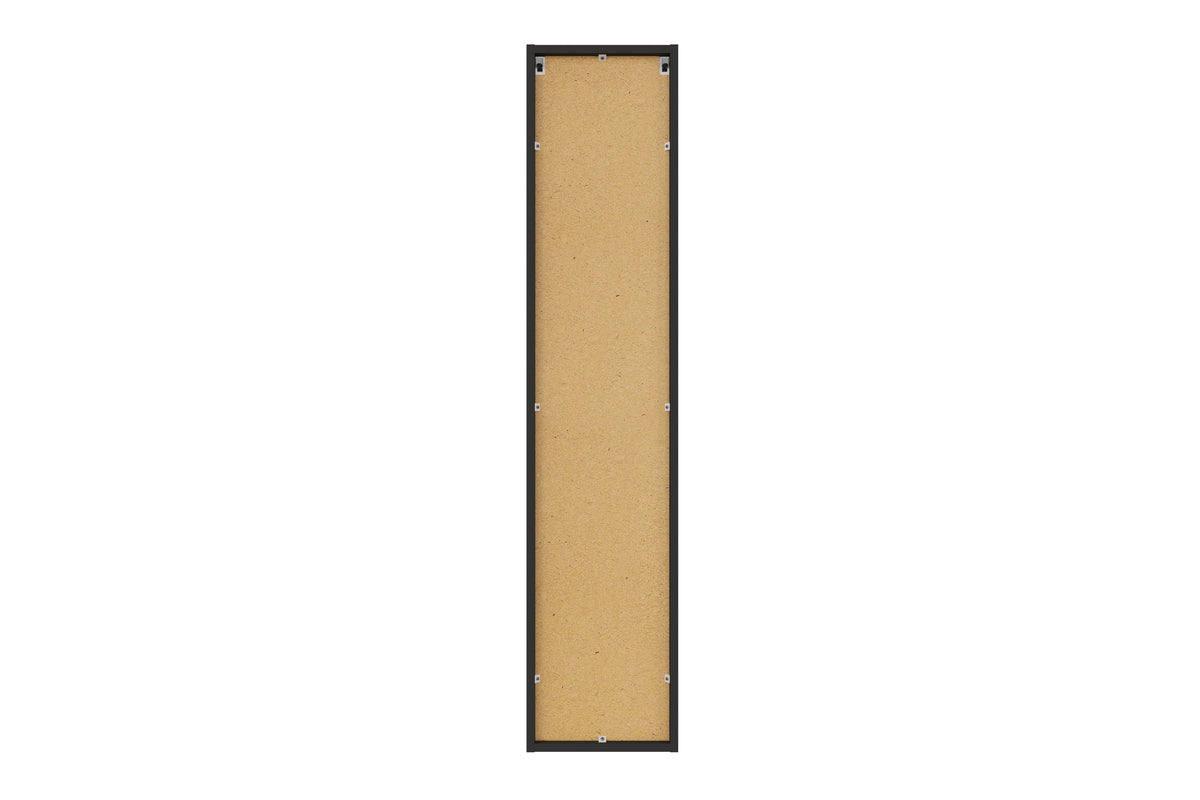 Talia Casella Hochschrank – Mattschwarz, Casella-Eiche, 30x25,5x140 cm