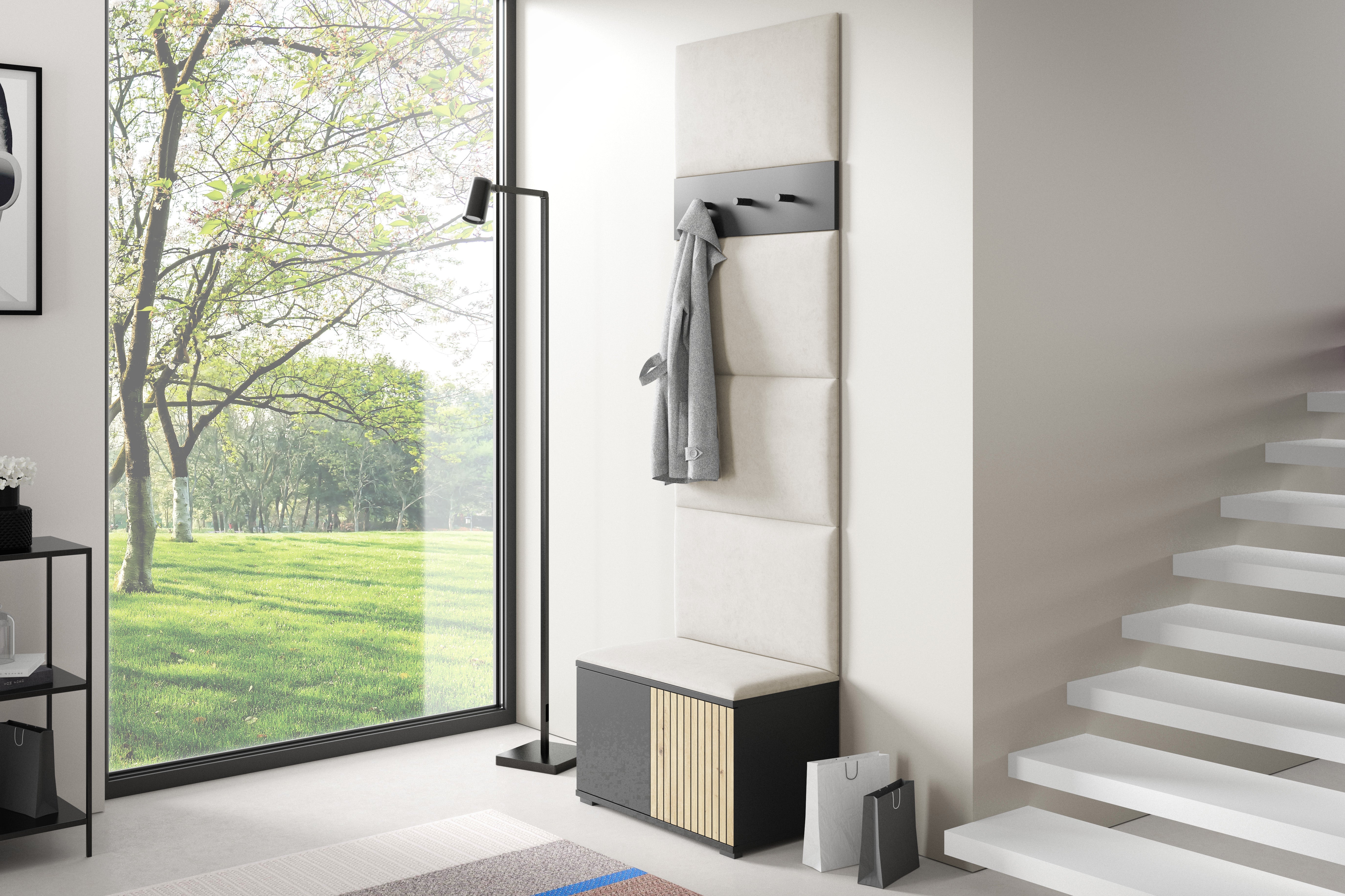 PK Ross 6 Hallway Set –  Upholstered Panels in Various Colours