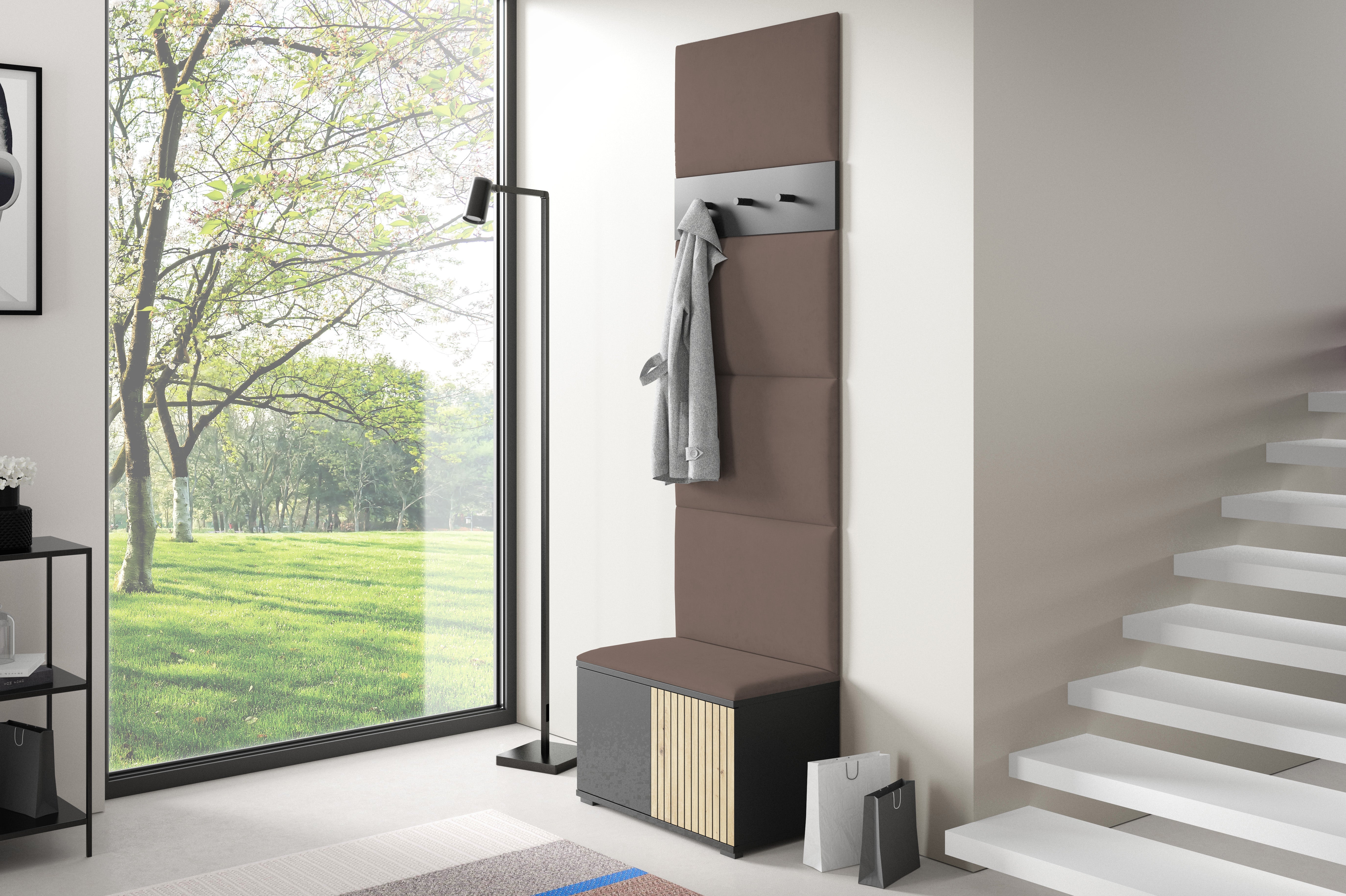 PK Ross 6 Hallway Set –  Upholstered Panels in Various Colours