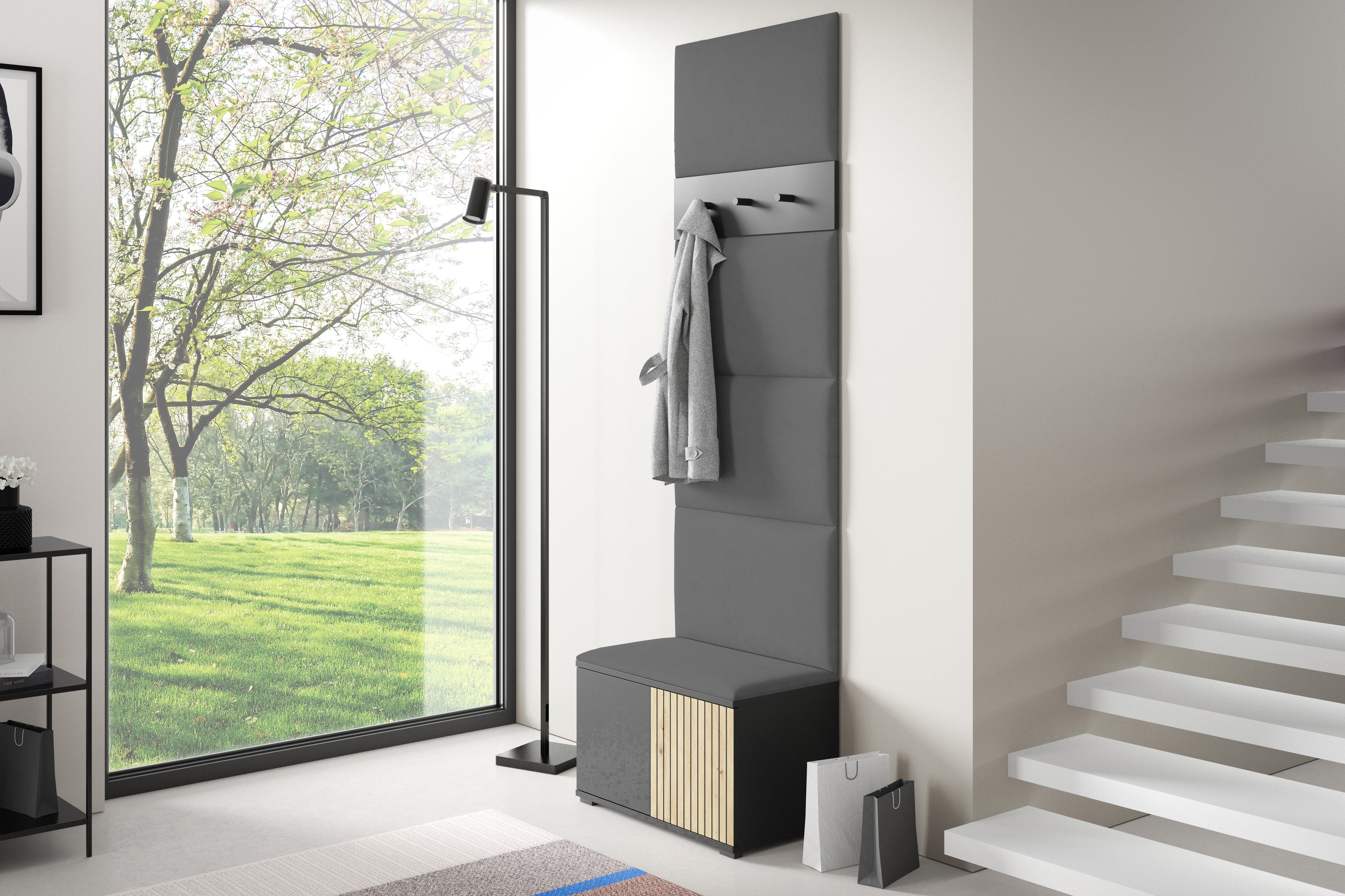 PK Ross 6 Hallway Set –  Upholstered Panels in Various Colours