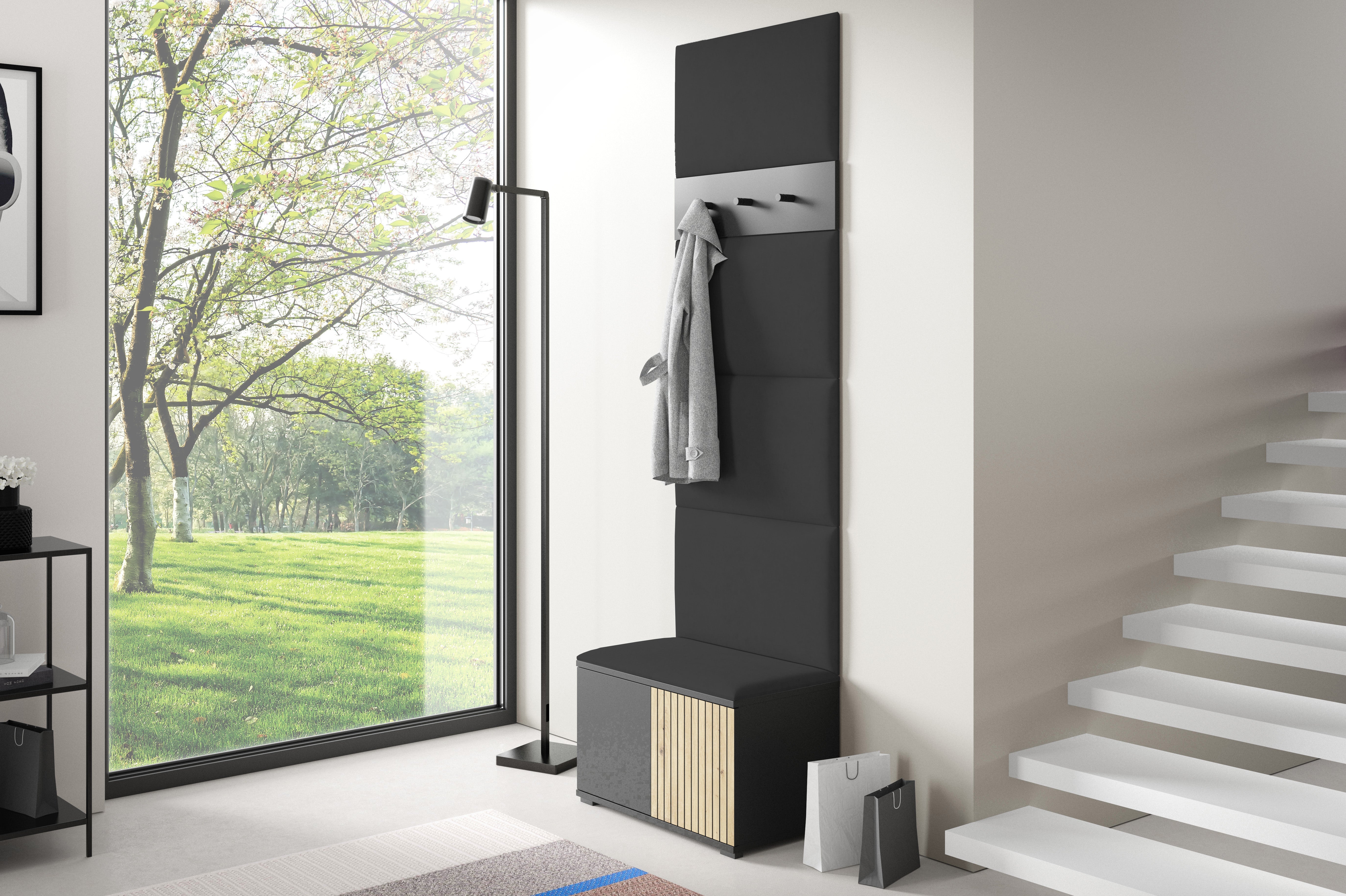 PK Ross 6 Hallway Set –  Upholstered Panels in Various Colours