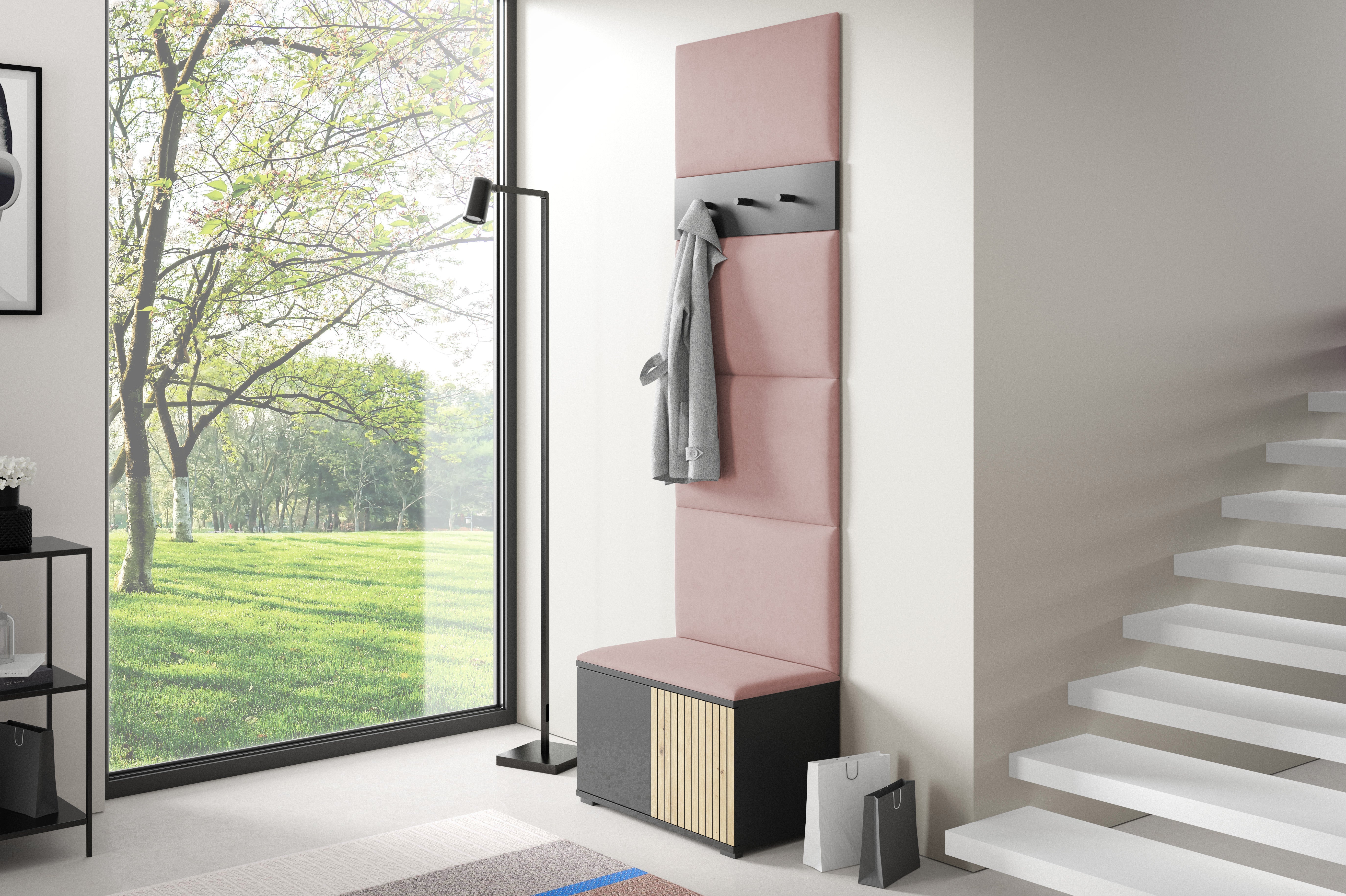 PK Ross 6 Hallway Set –  Upholstered Panels in Various Colours