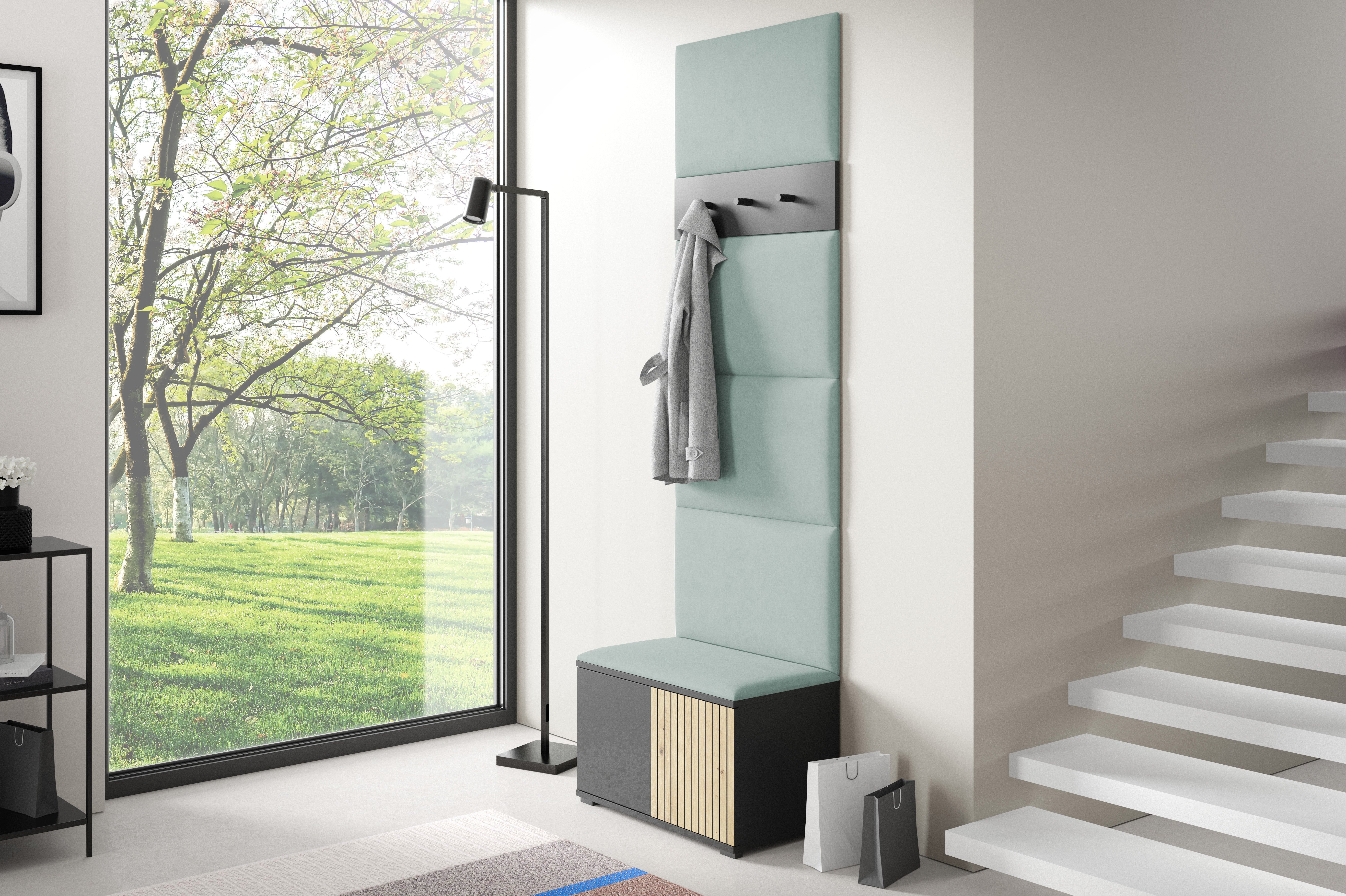 PK Ross 6 Hallway Set –  Upholstered Panels in Various Colours