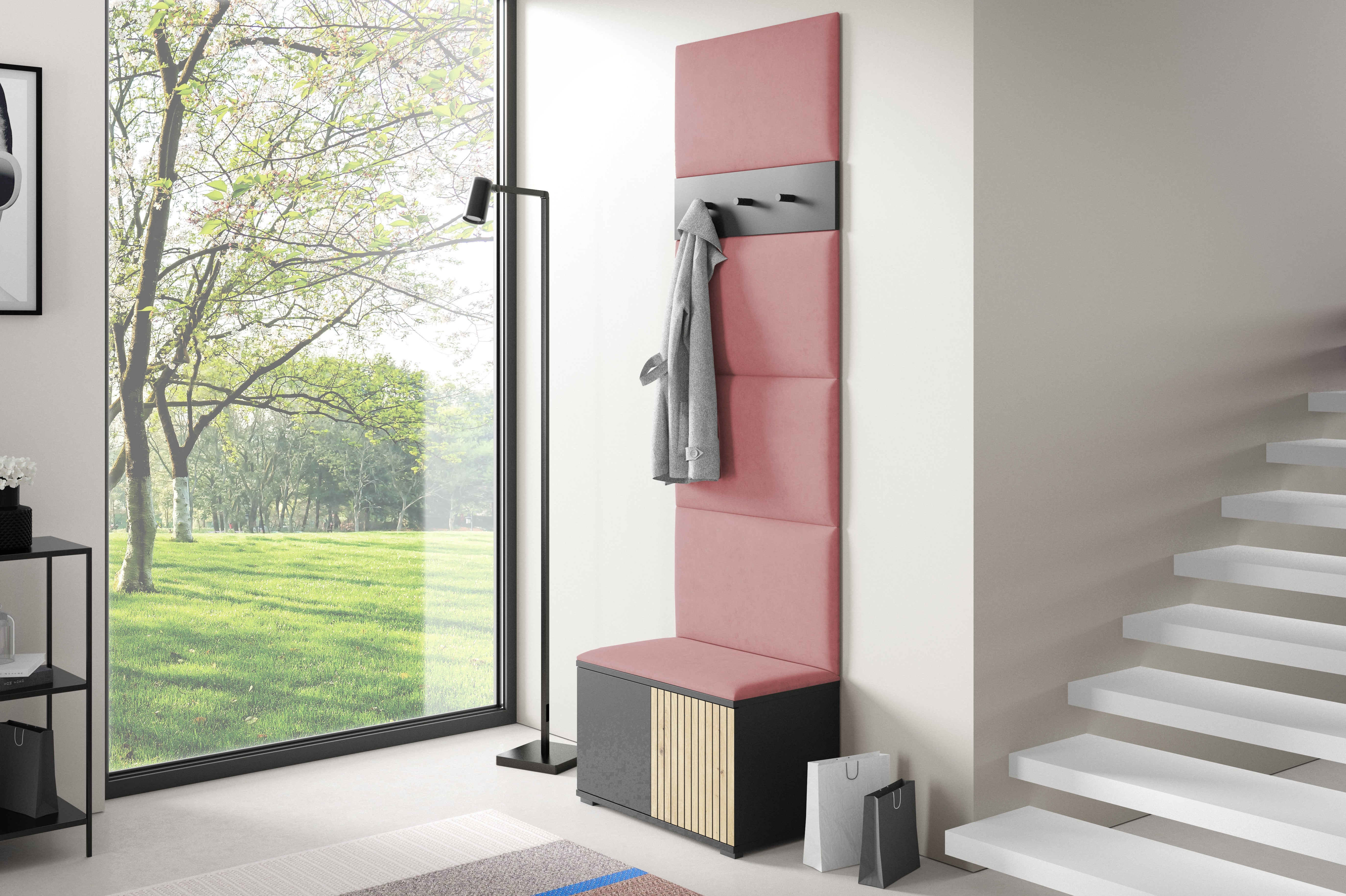 PK Ross 6 Hallway Set –  Upholstered Panels in Various Colours