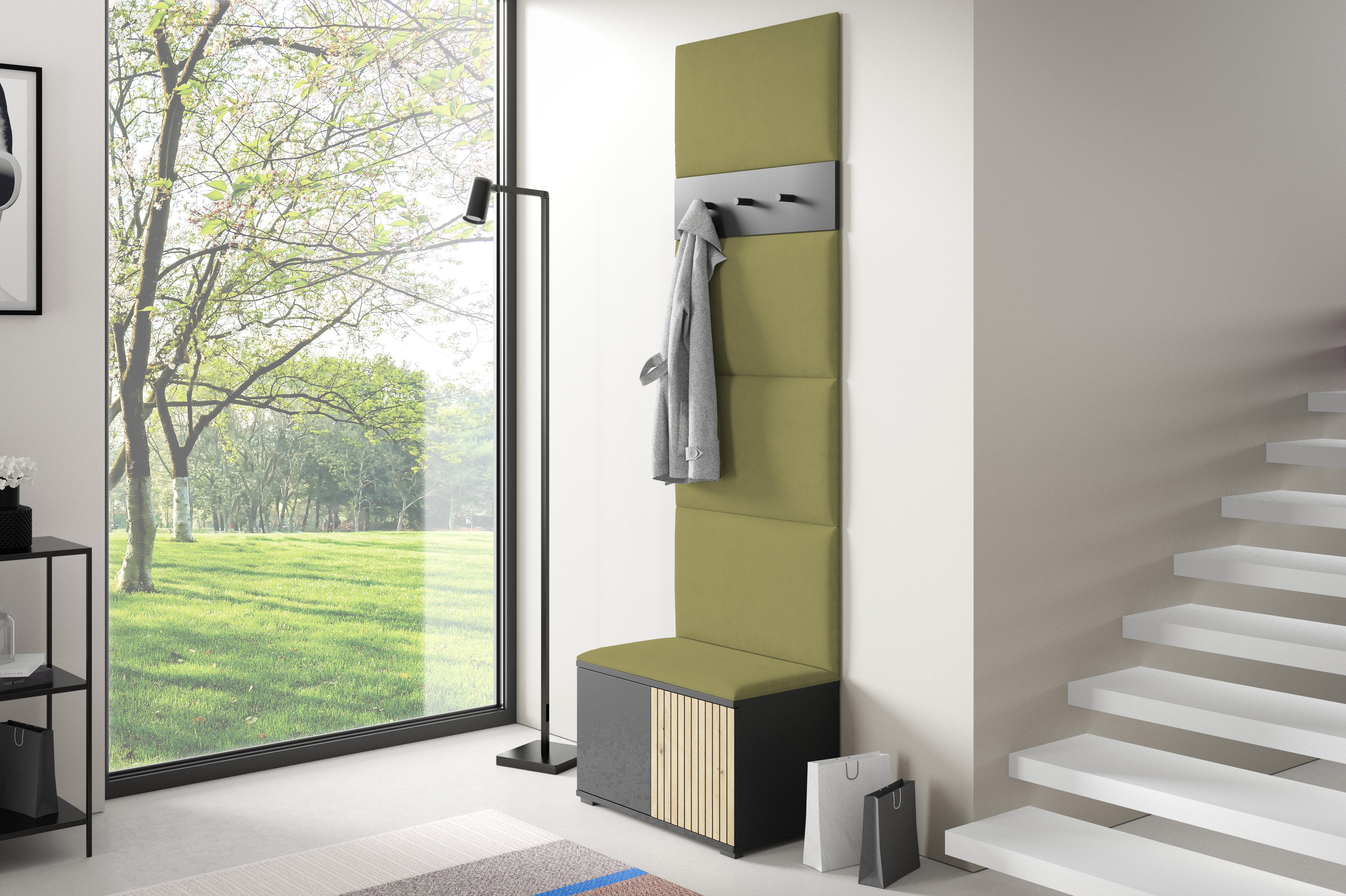 PK Ross 6 Hallway Set –  Upholstered Panels in Various Colours