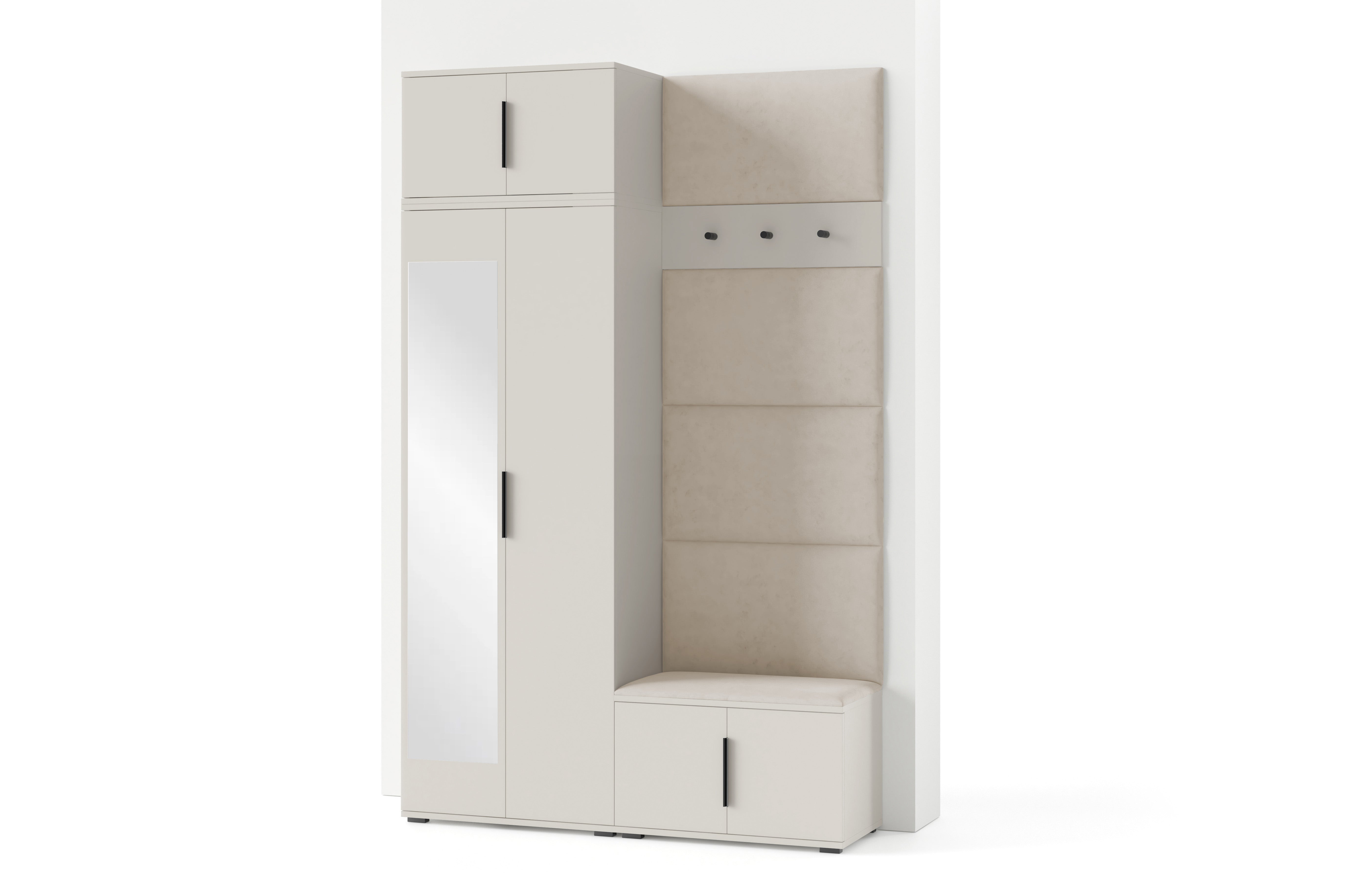 PK Bianco 4 Flurgarderoben-Set - Gelb