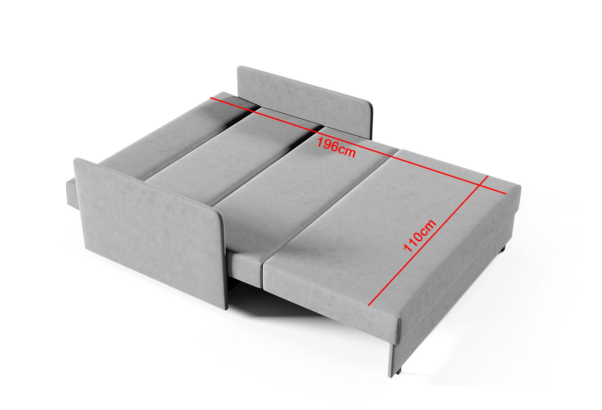 Antonio II 2-Sitzer Schlafsofa – 120 cm