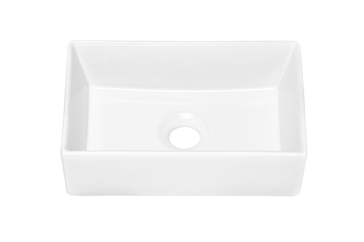 Waschbecken Gaja – Glänzendes Weiß, 35 cm