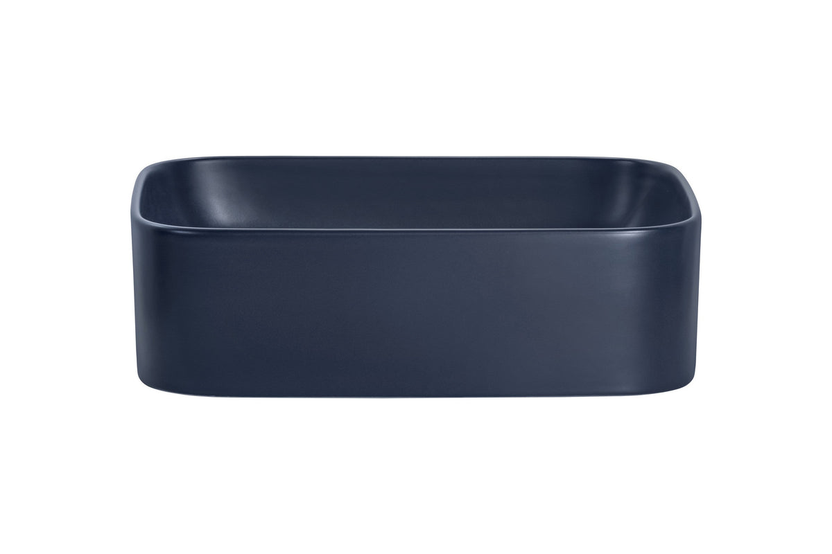 Kama Aufsatzwaschbecken – Matt Marineblau, 50,5 cm